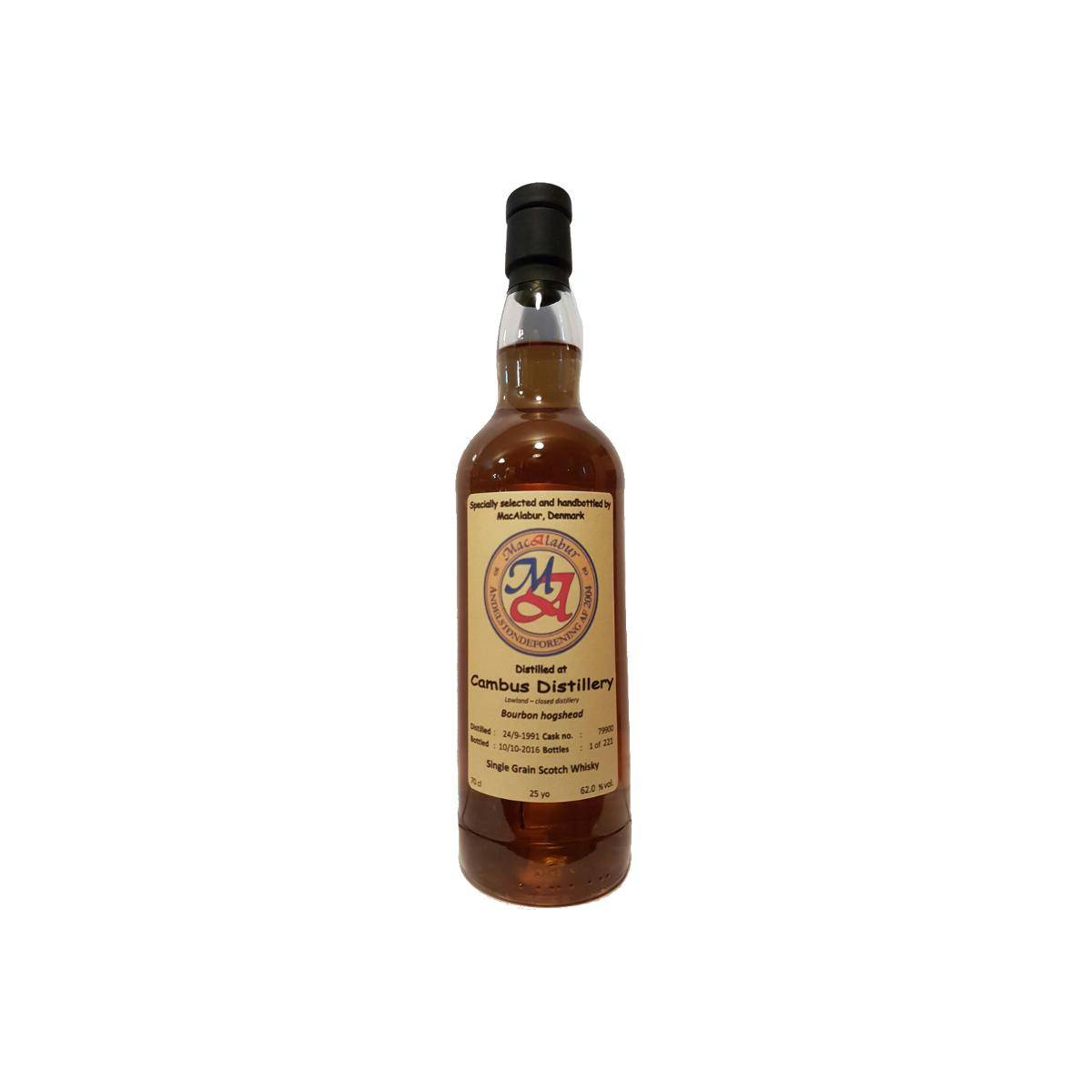 Cambus 1991 25 Years Single Grain Whisky