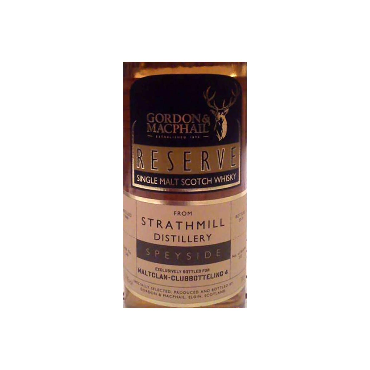 Strathmill Reserve 1999 15 Years Single Malt Whisky