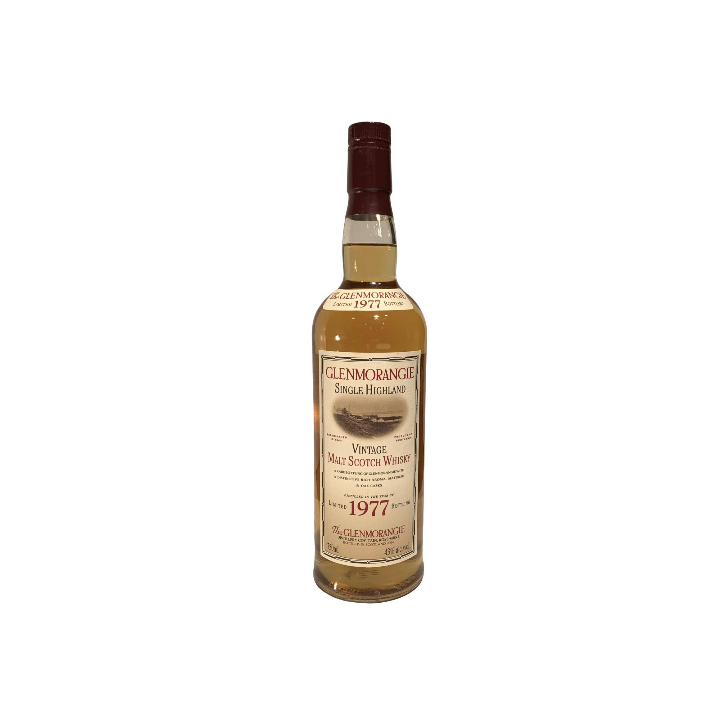 Glenmorangie 1977 27 Years Single Malt Whisky