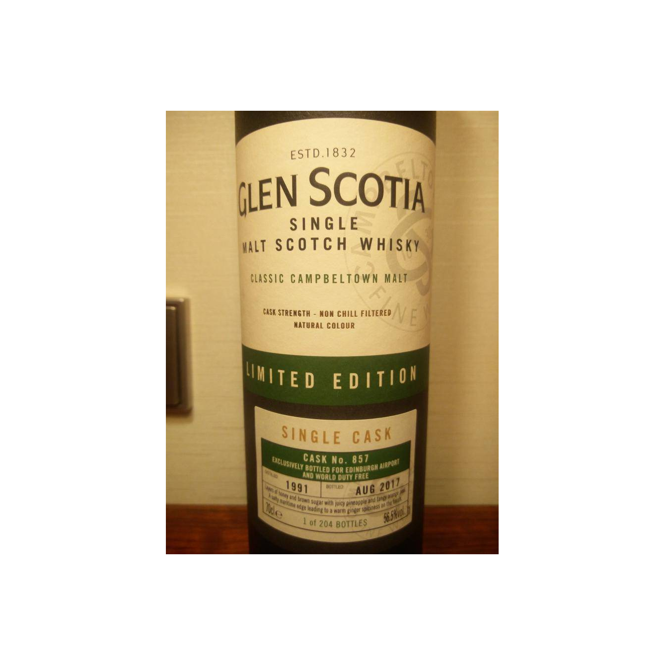 Glen Scotia 1991 26 Years Single Malt Whisky 3