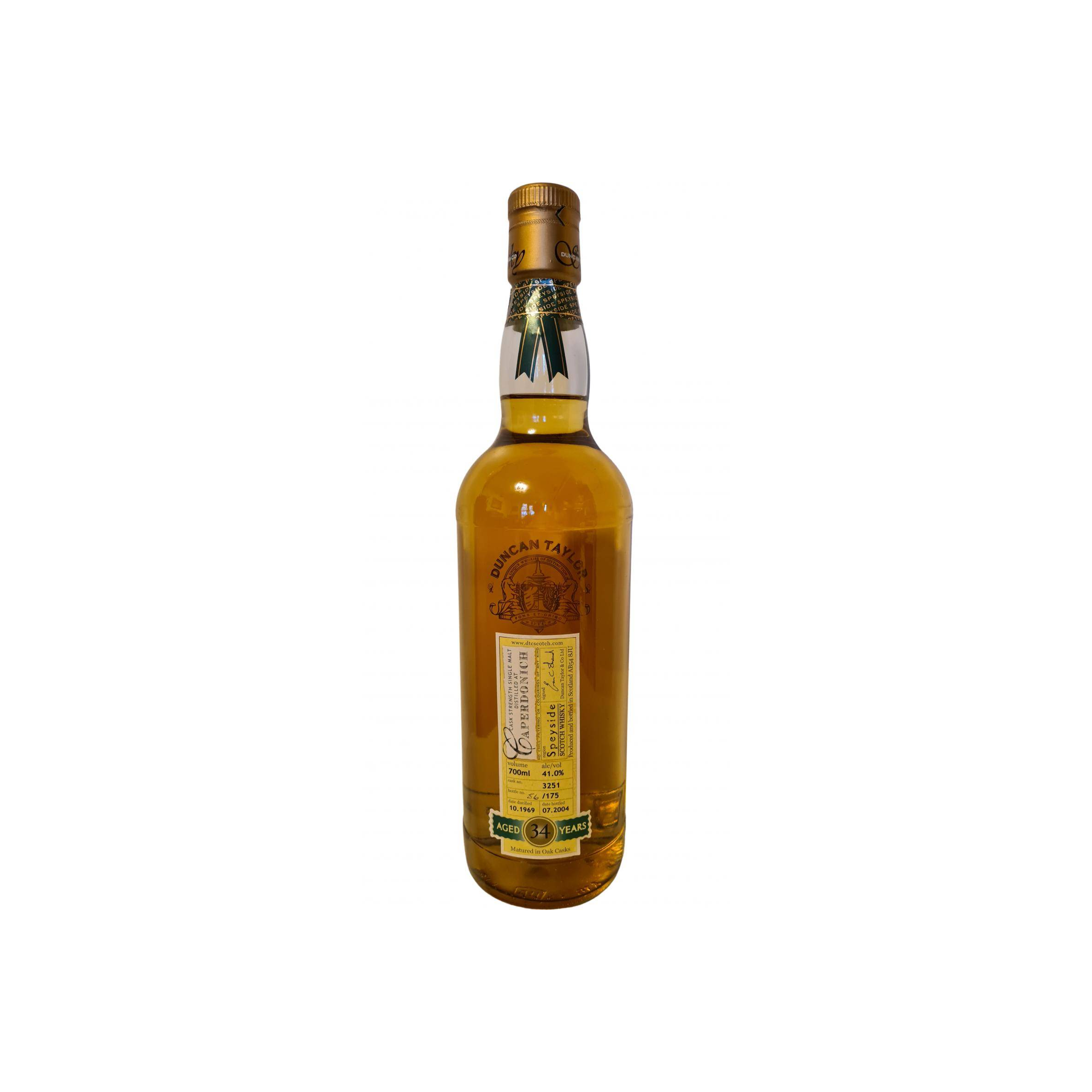 Caperdonich Rare Auld 1969 34 Years Single Malt Whisky