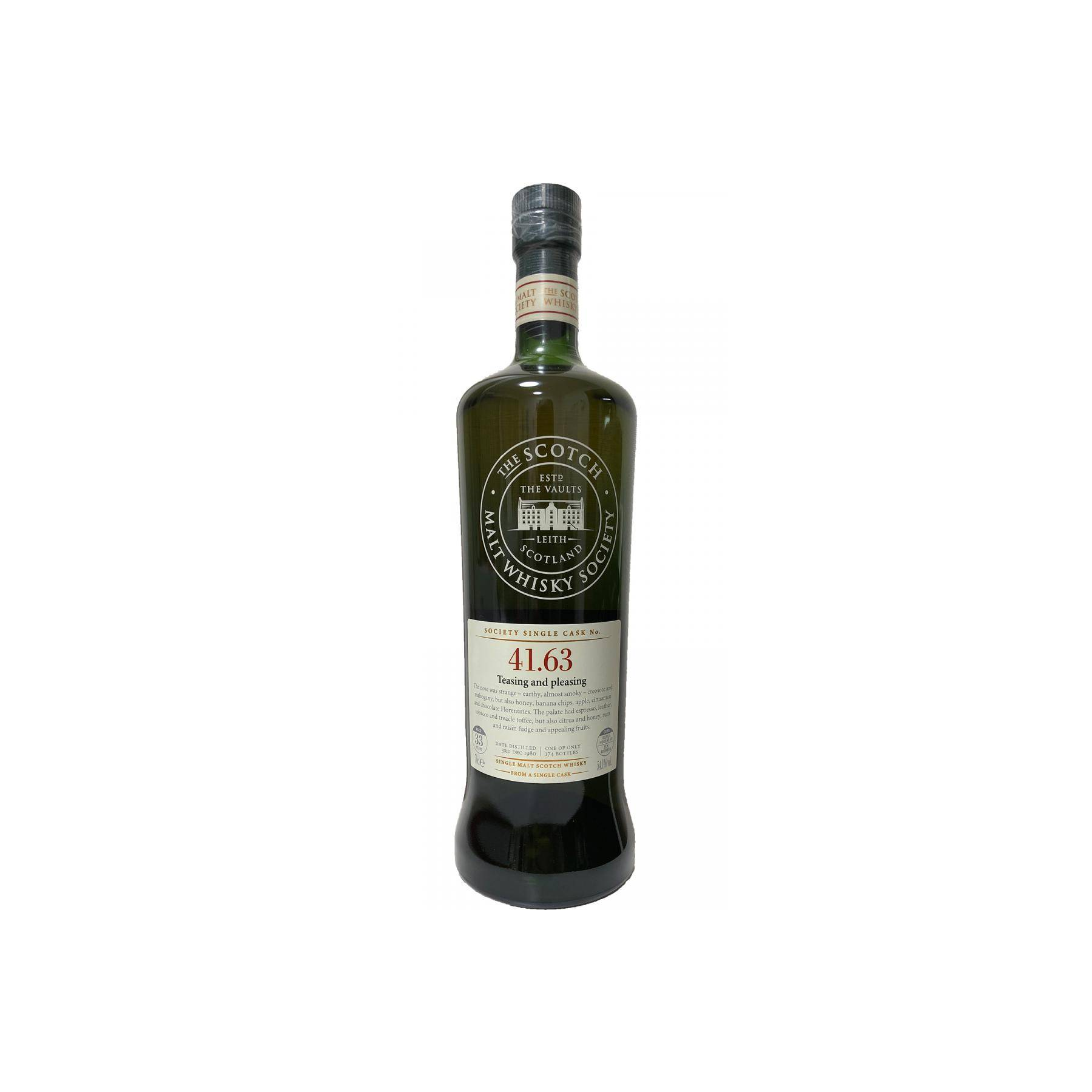 The Scotch Malt Whisky Society 1980 33 Years Single Malt Whisky