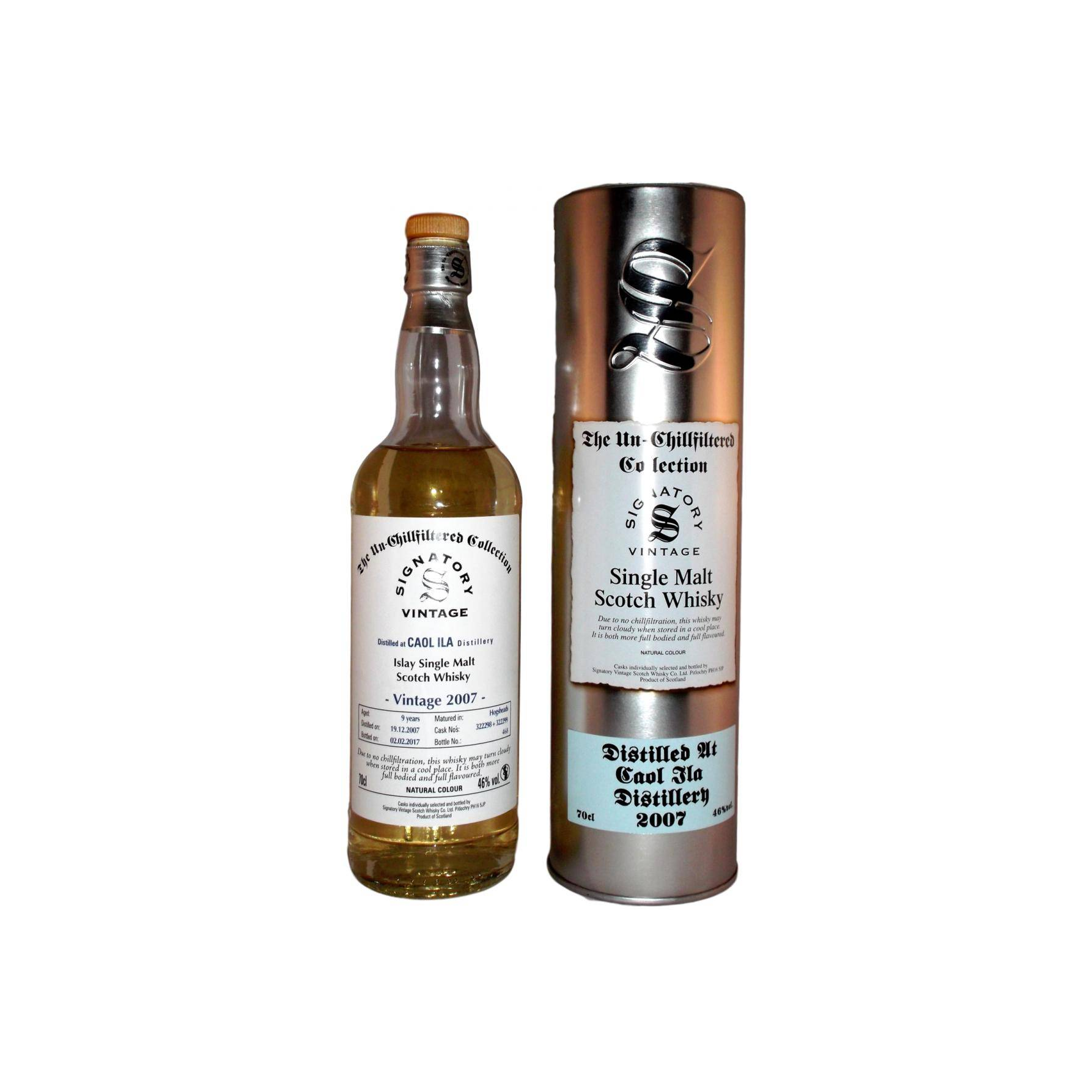 Caol Ila The Un-Chillfiltered Collection 2007 9 Years Single Malt Whisky 3
