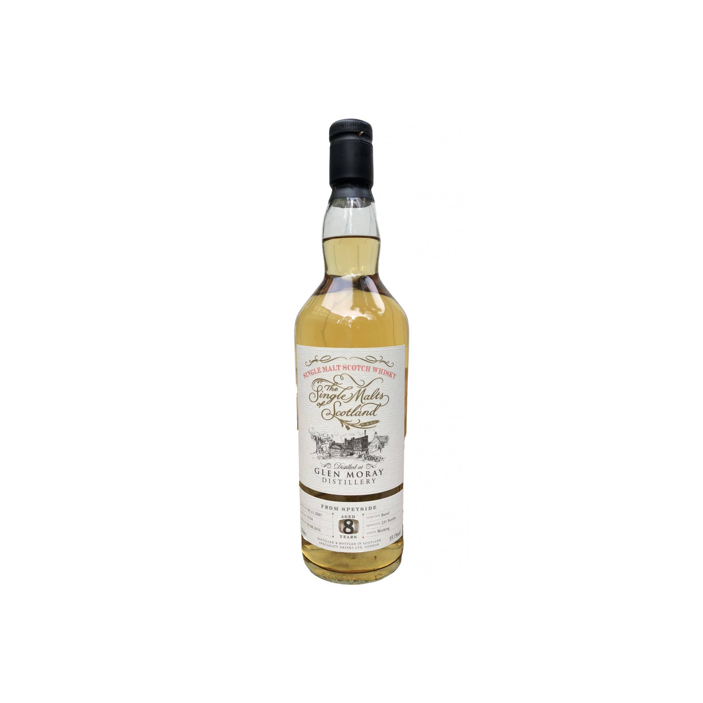 Glen Moray The Single Malts of Scotland 2007 8 Years Single Malt Whisky