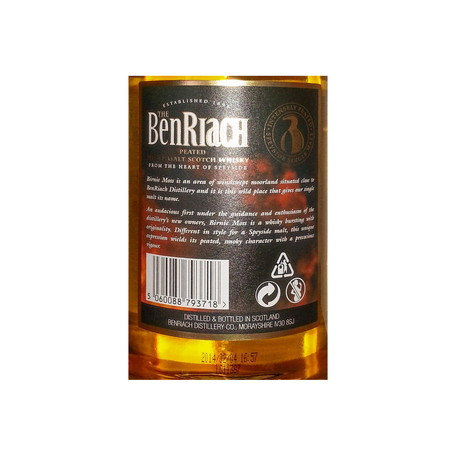 BenRiach Single Malt Whisky 2