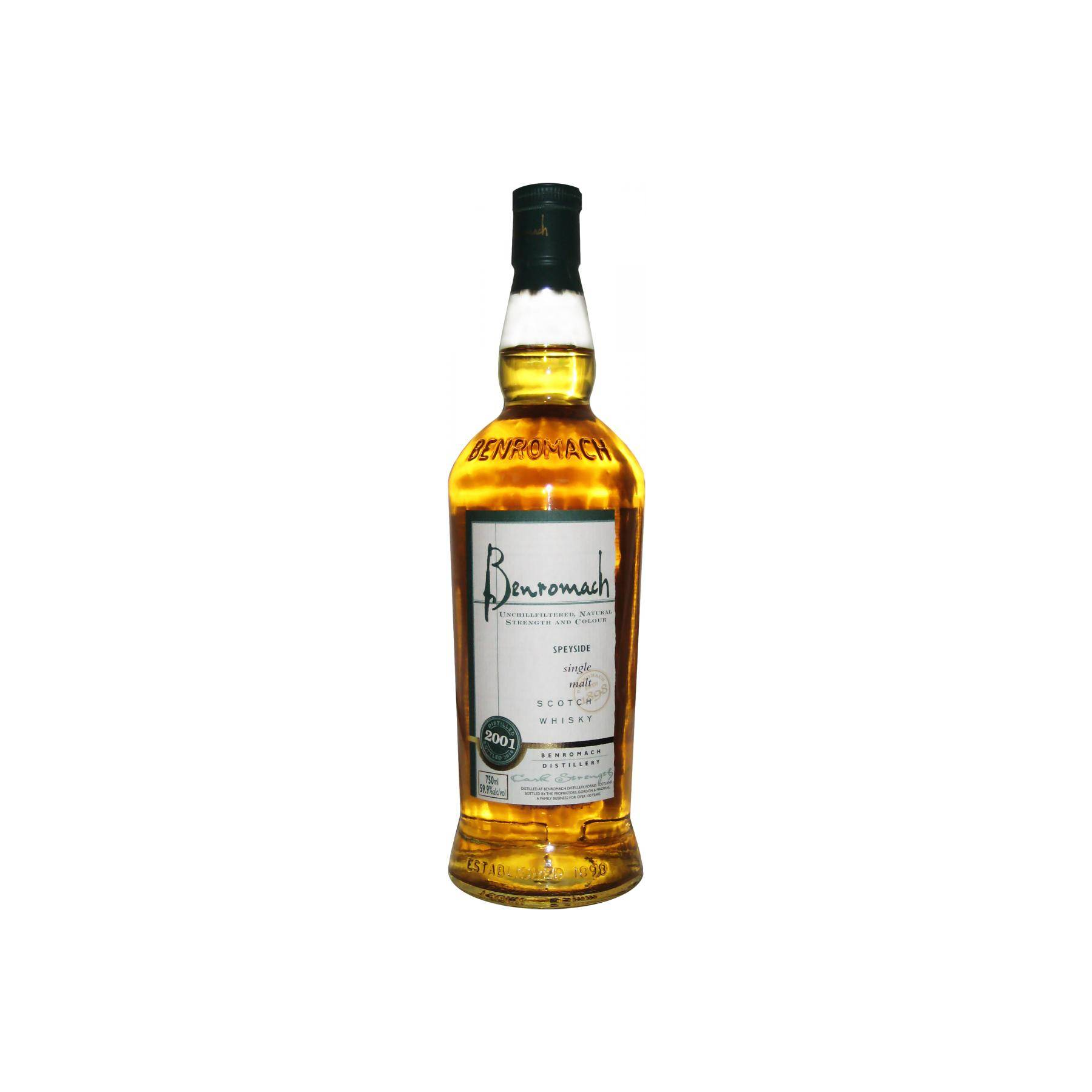 Benromach Cask Strength Collection 2001 9 Years Single Malt Whisky