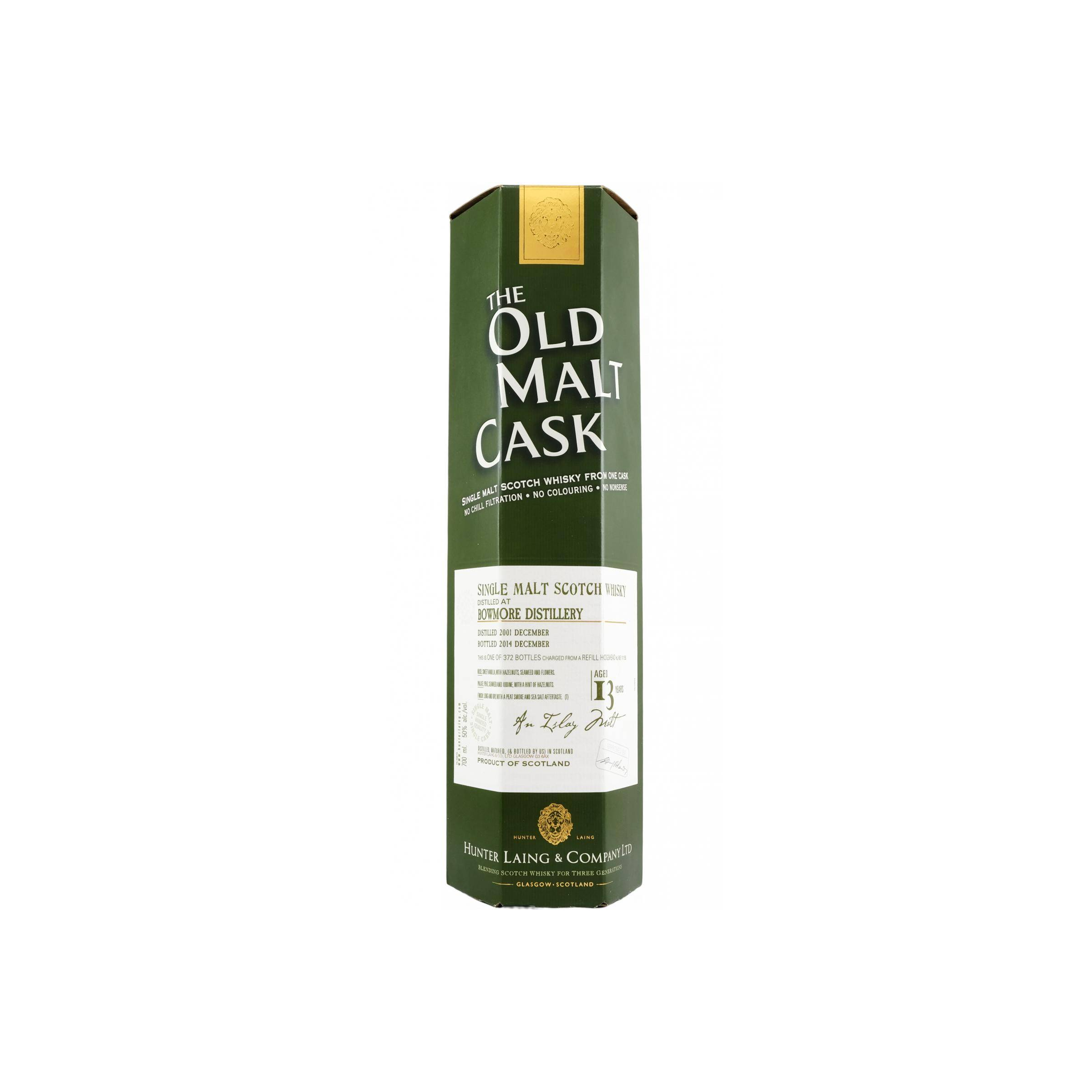 Bowmore Old Malt Cask 2001 13 Years Single Malt Whisky 2