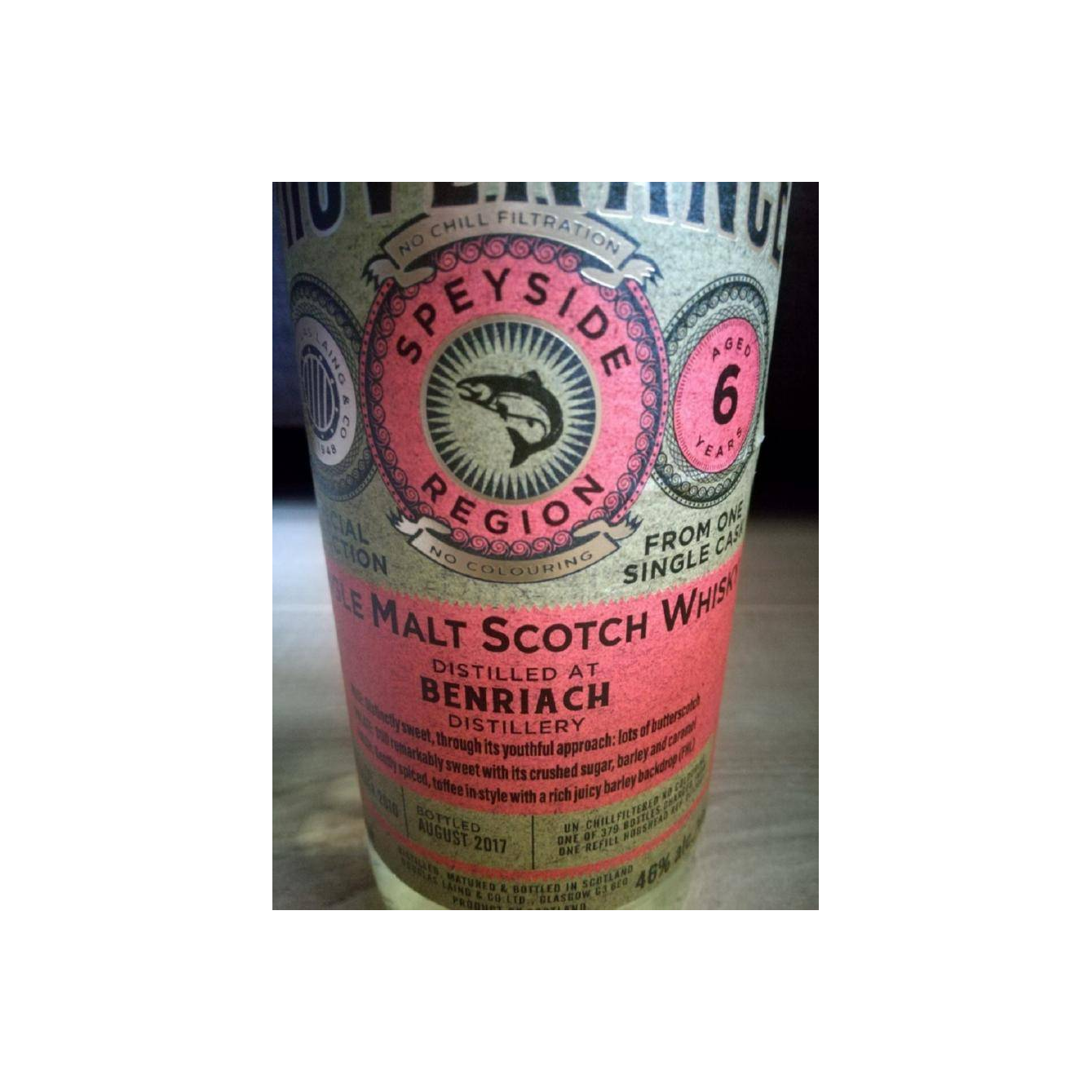 BenRiach 2010 6 Years Single Malt Whisky 2