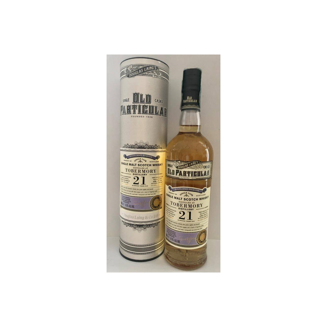 Tobermory Old Particular 1996 21 Years Single Malt Whisky 2