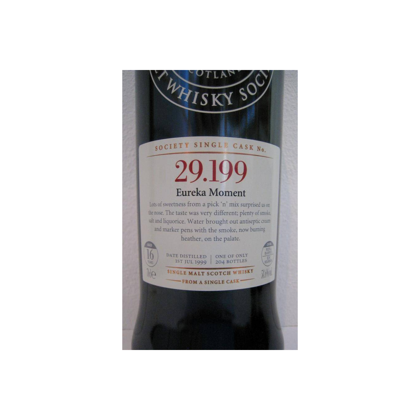 The Scotch Malt Whisky Society 1999 16 Years Single Malt Whisky 2