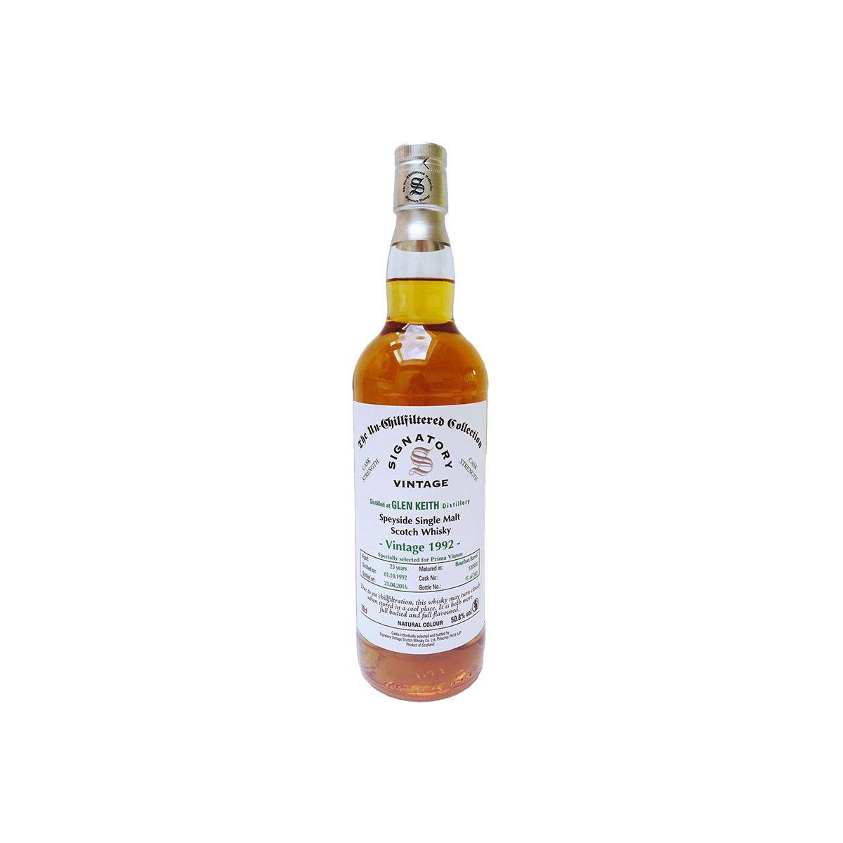 Glen Keith 1992 23 Years Single Malt Whisky
