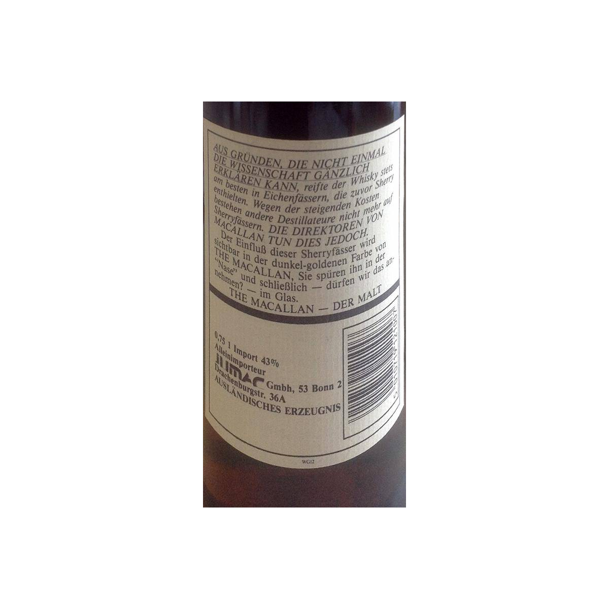 The Macallan 12 Years Single Malt Whisky 2