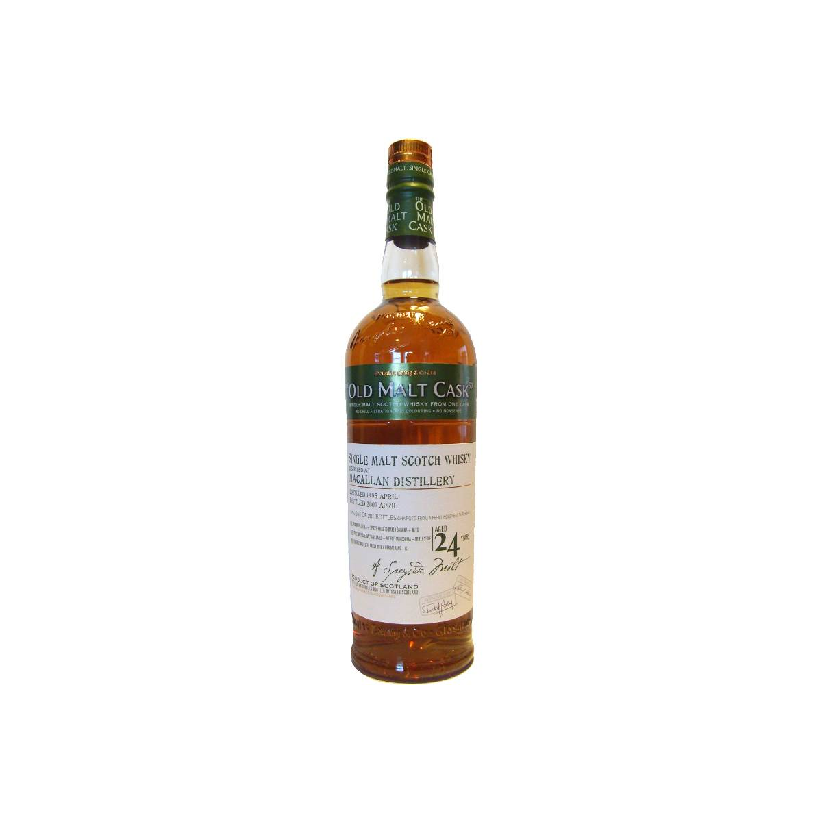 The Macallan Old Malt Cask 1985 24 Years Single Malt Whisky