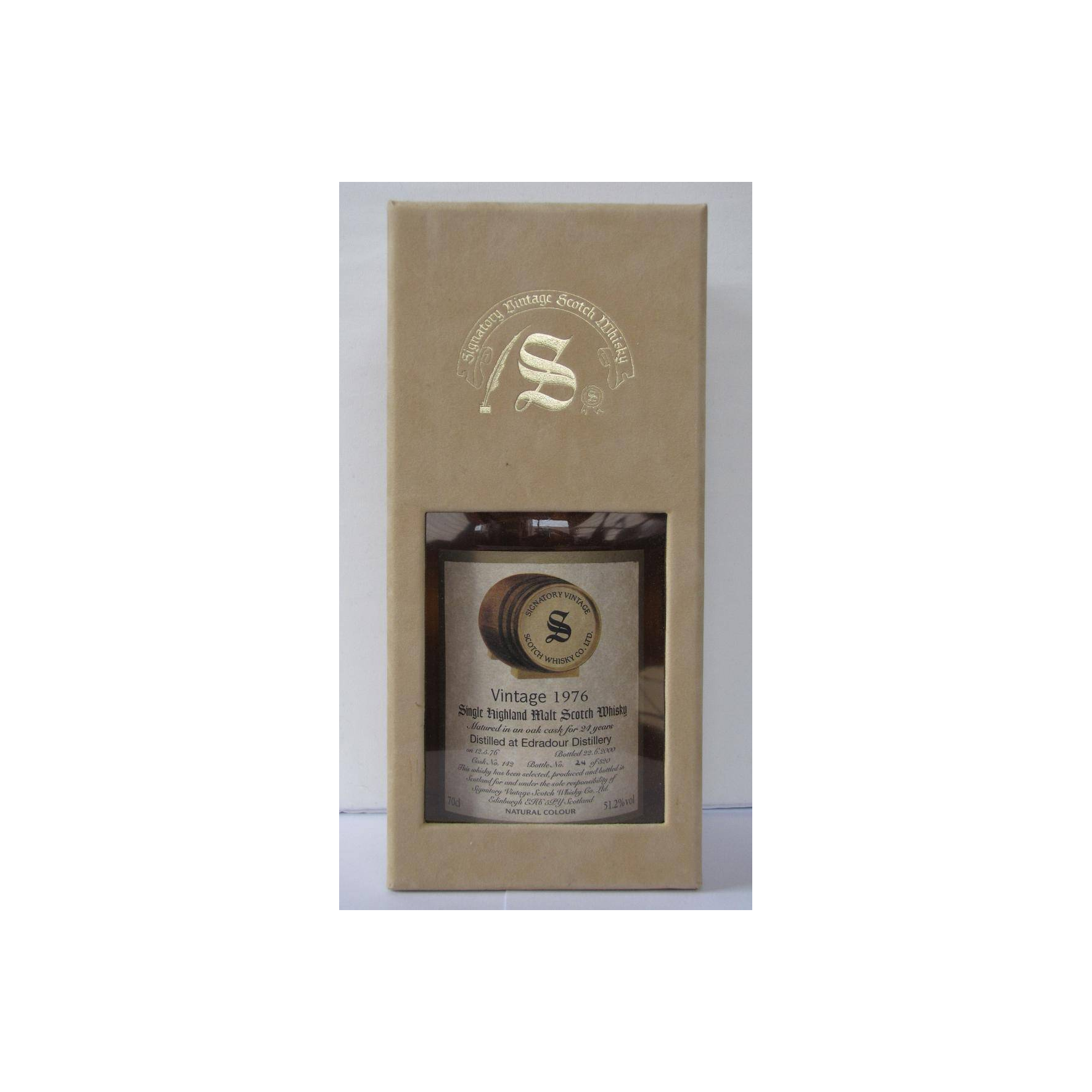Edradour Vintage Collection - Dumpy 1976 24 Years Single Malt Whisky 3