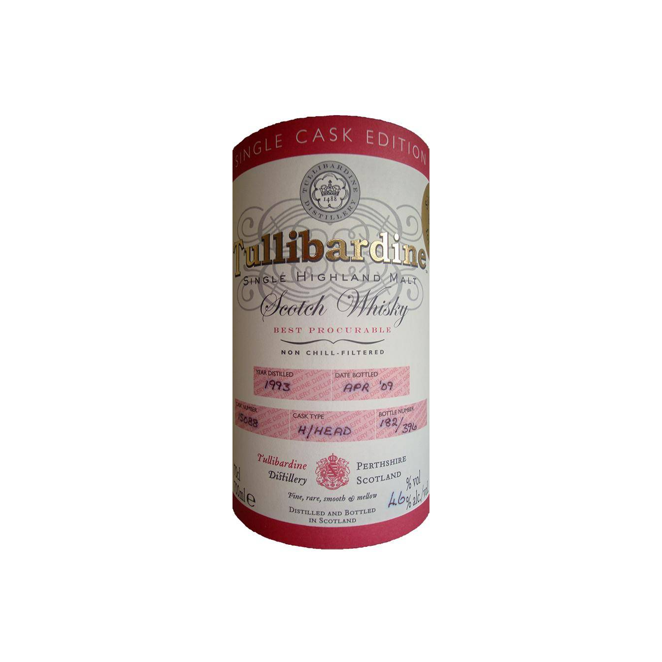 Tullibardine 1993 15 Years Single Malt Whisky 2