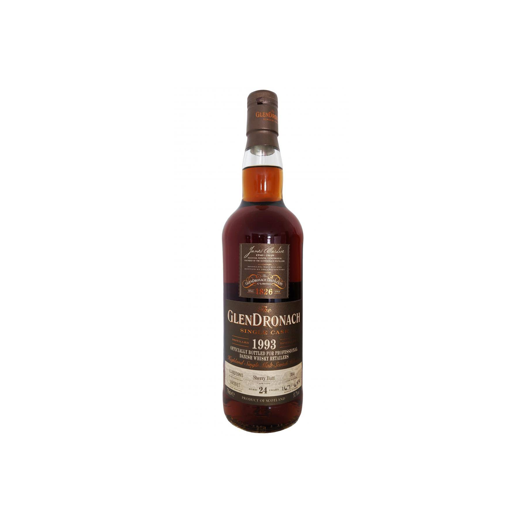 GlenDronach Single Cask 1993 24 Years Single Malt Whisky