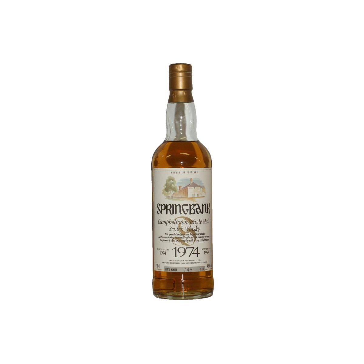 Springbank 1974 20 Years Single Malt Whisky