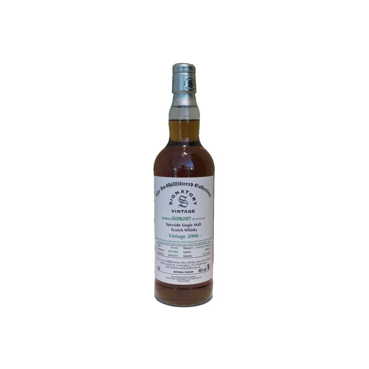 The Glenlivet The Un-Chillfiltered Collection 2006 10 Years Single Malt Whisky