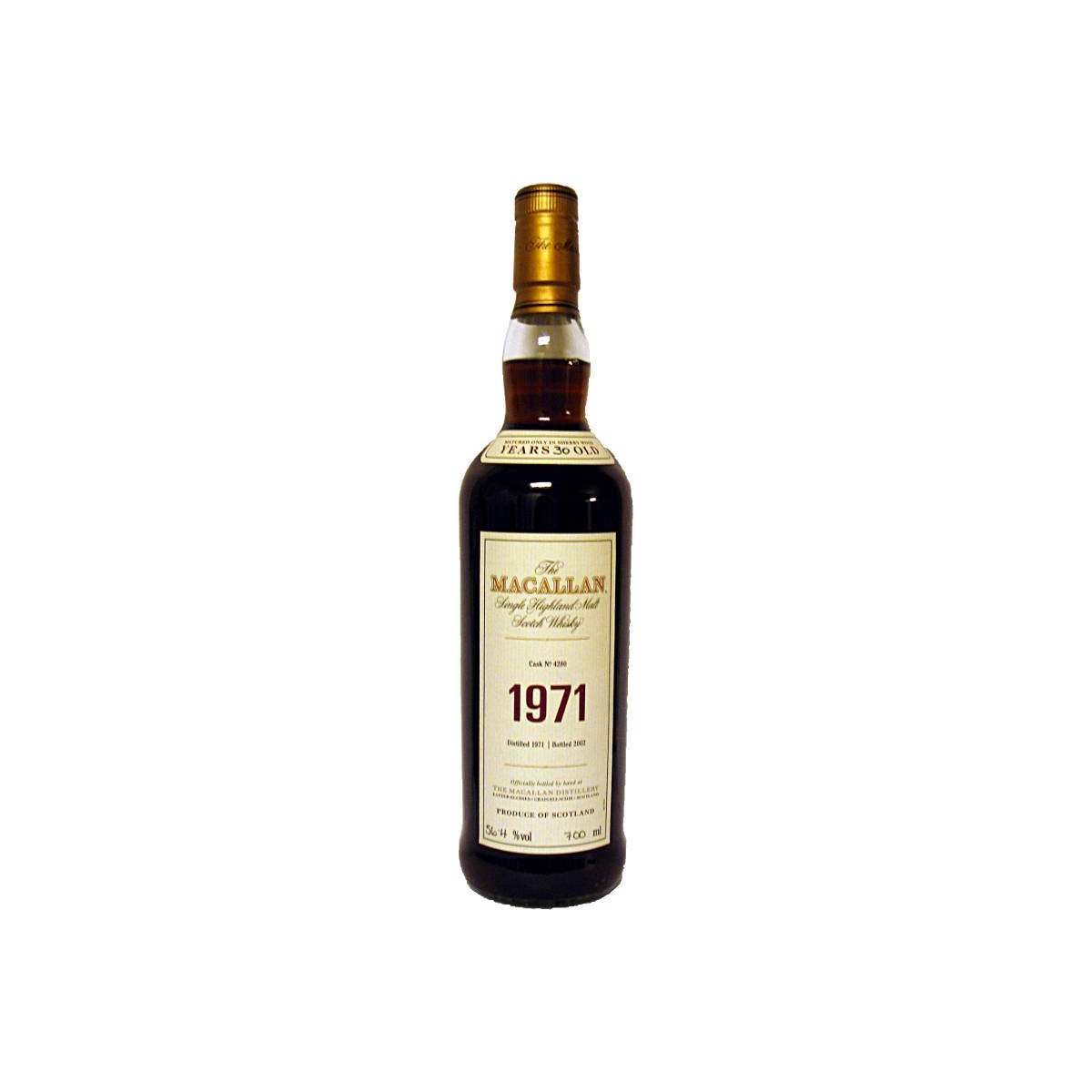 The Macallan 1971 30 Years Single Malt Whisky