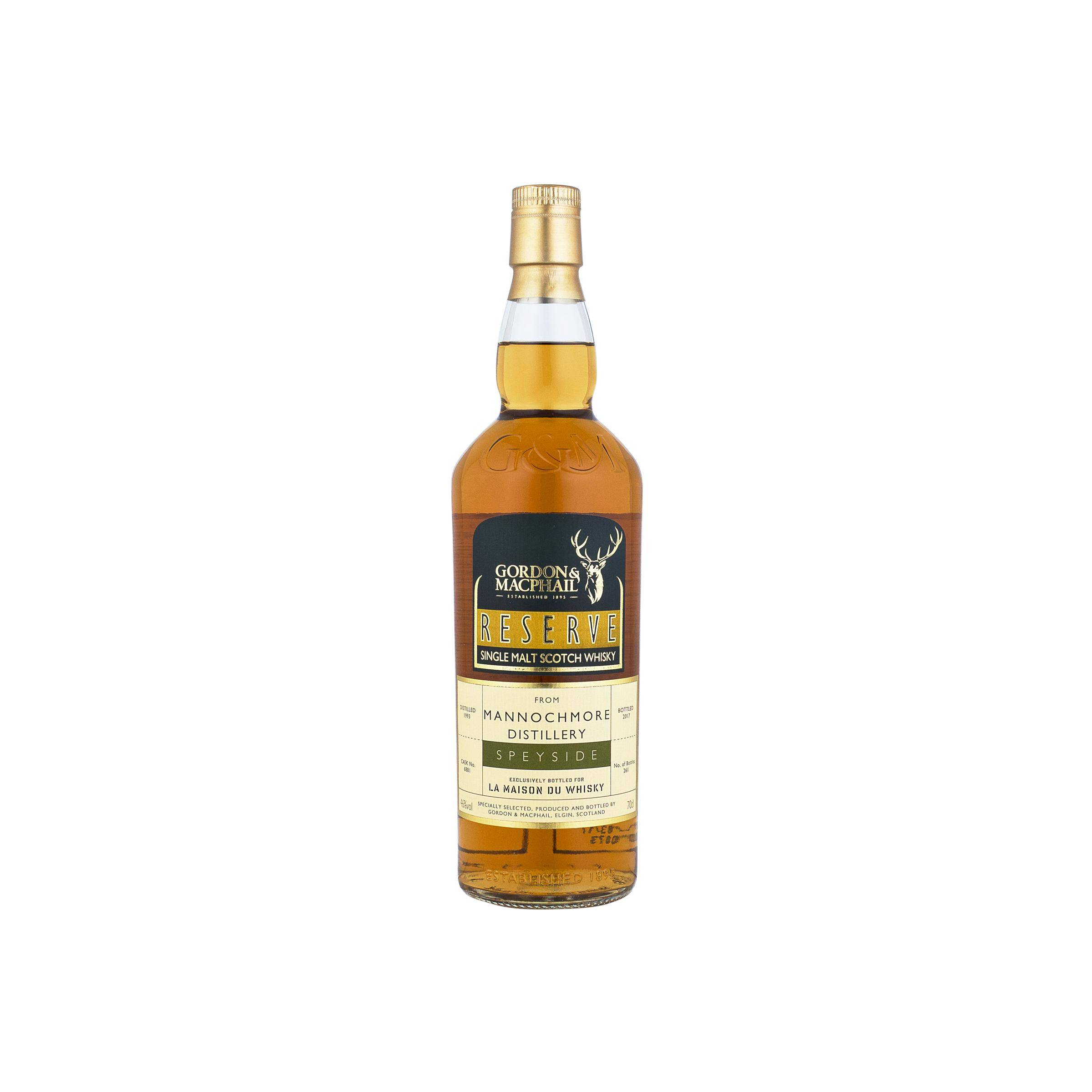 Mannochmore Reserve 1993 23 Years Single Malt Whisky