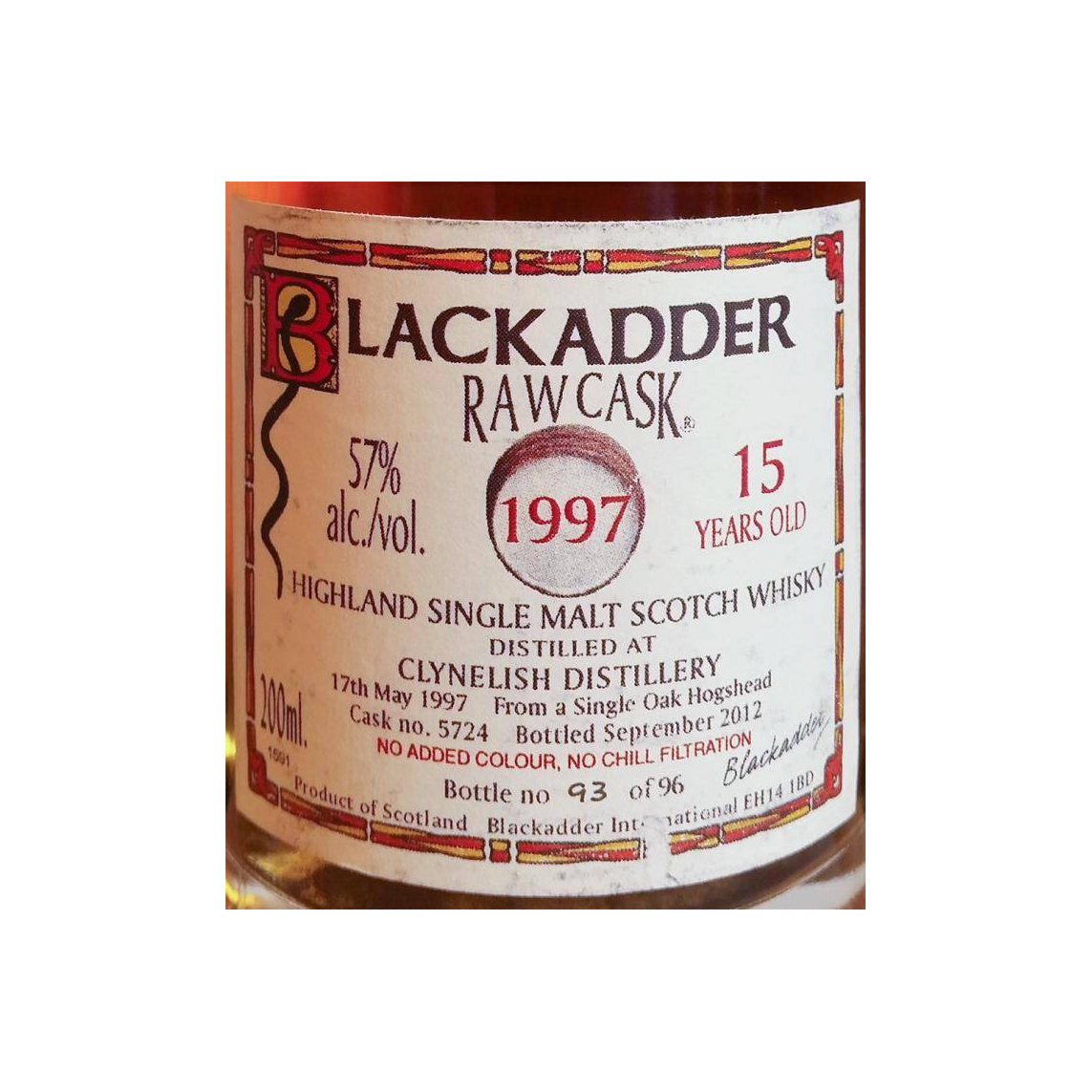 Clynelish Raw Cask 1997 15 Years Single Malt Whisky 2