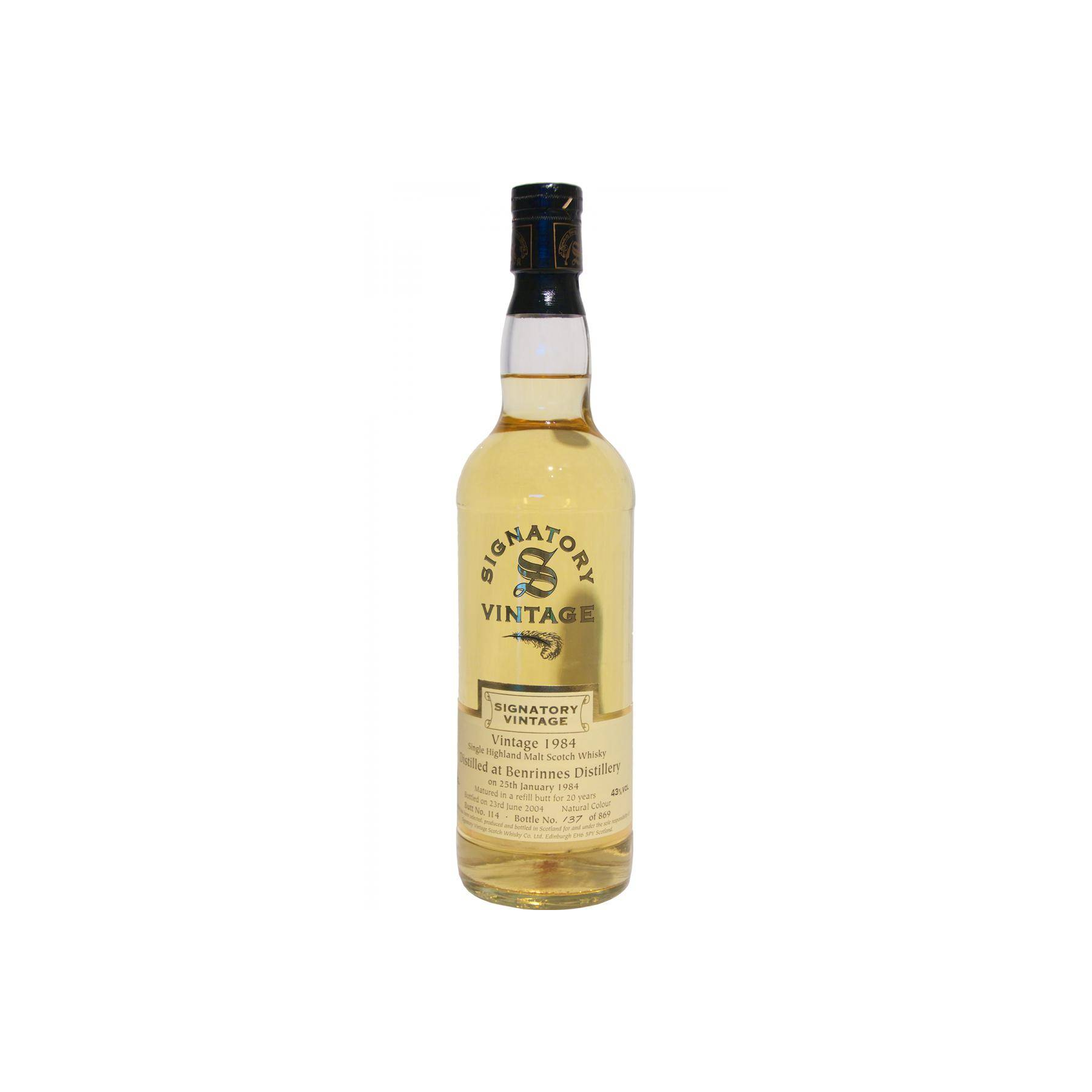 Benrinnes Vintage Collection 1984 20 Years Single Malt Whisky