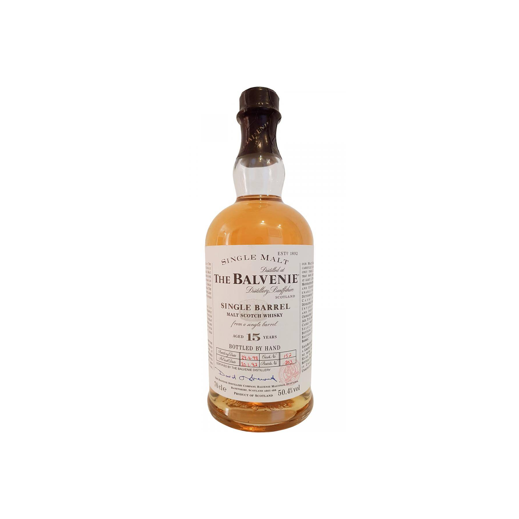 The Balvenie Single Cask 1982 15 Years Single Malt Whisky