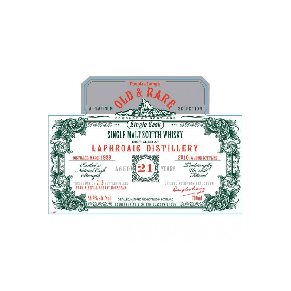 Laphroaig 1989 21 Years Single Malt Whisky 2