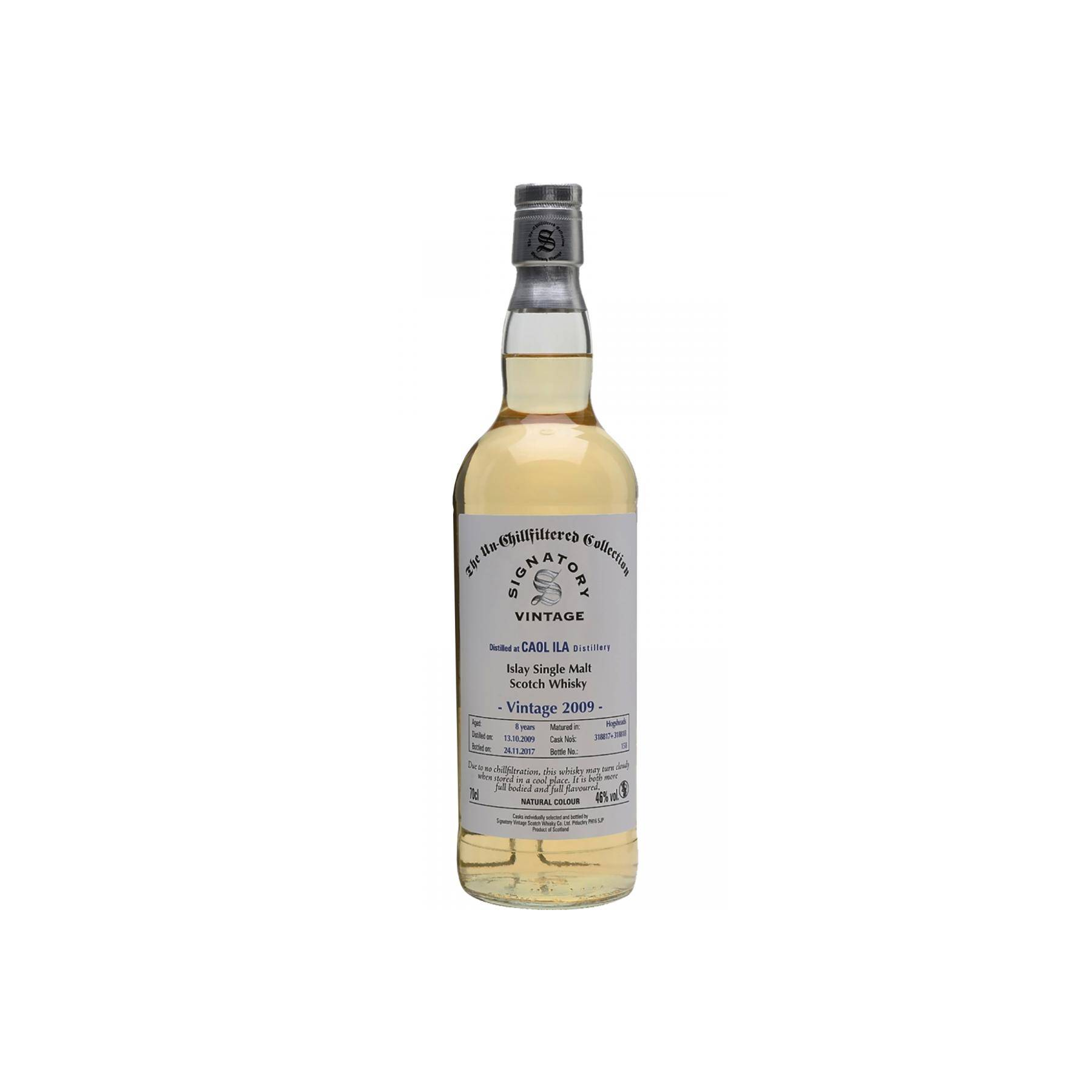 Caol Ila The Un-Chillfiltered Collection 2009 8 Years Single Malt Whisky