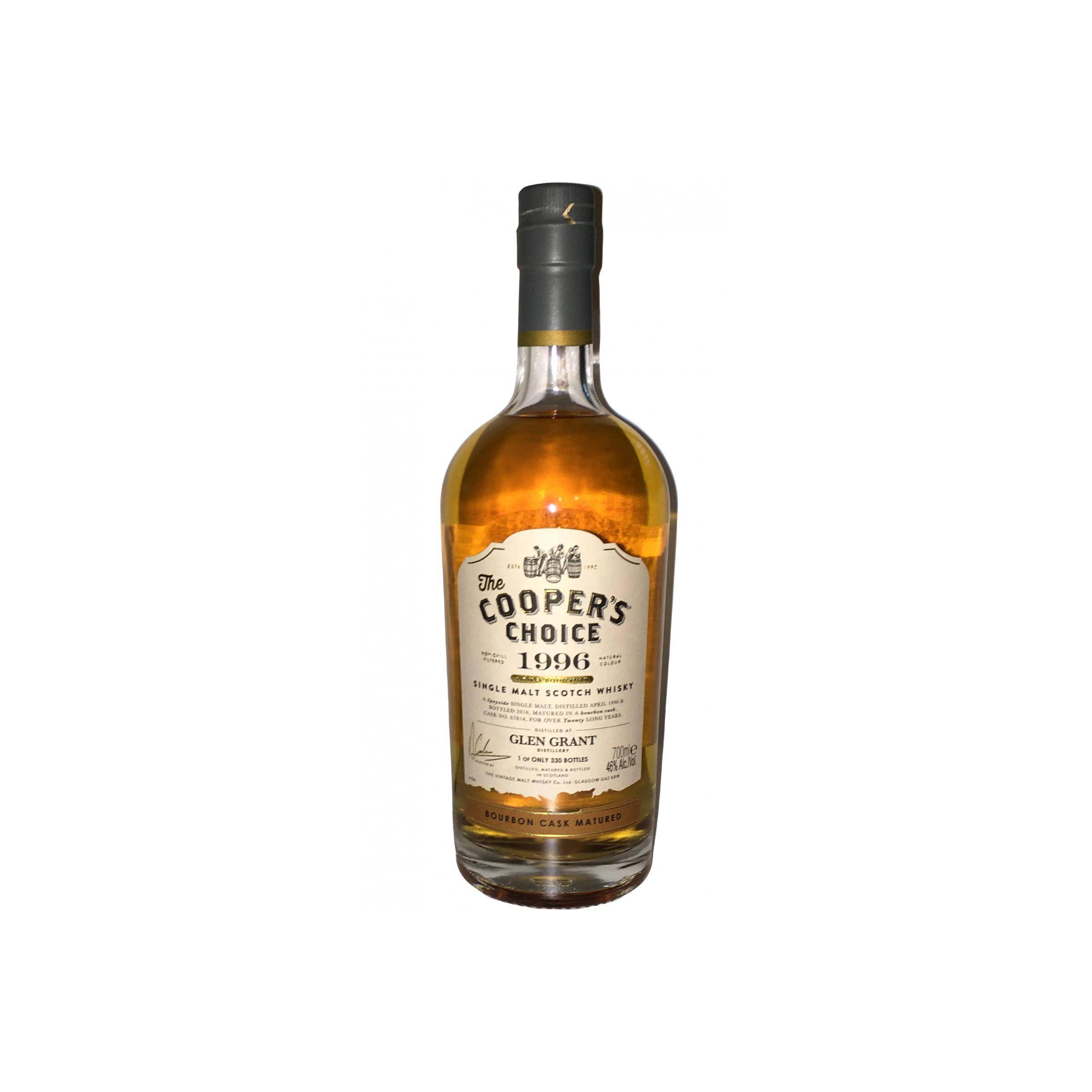 Glen Grant The Cooper's Choice 1996 20 Years Single Malt Whisky