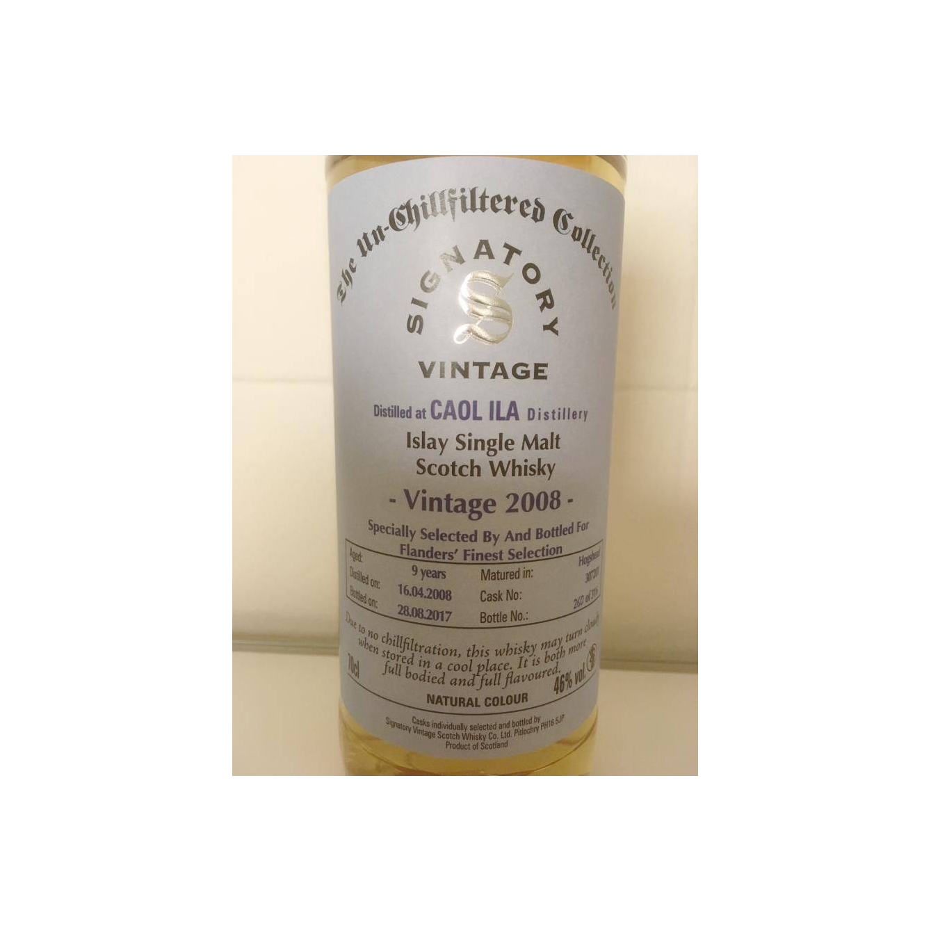 Caol Ila The Un-Chillfiltered Collection 2008 9 Years Single Malt Whisky 2