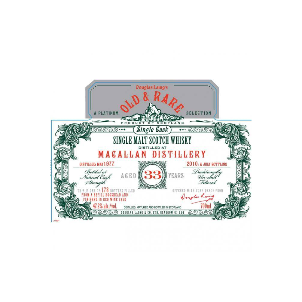The Macallan 1977 33 Years Single Malt Whisky