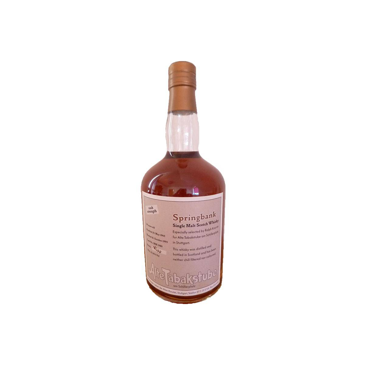 Springbank 1965 30 Years Single Malt Whisky