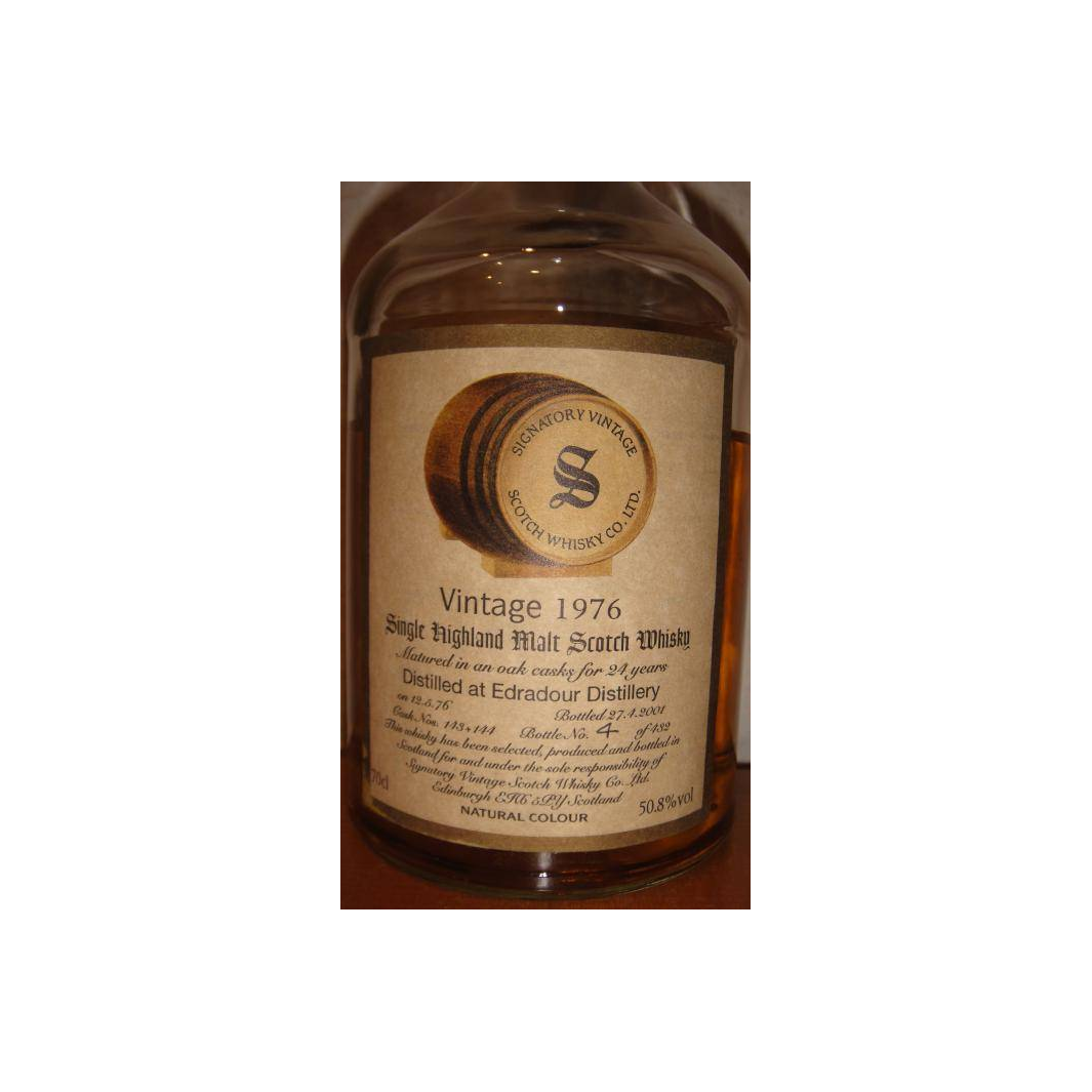 Edradour Vintage Collection - Dumpy 1976 24 Years Single Malt Whisky