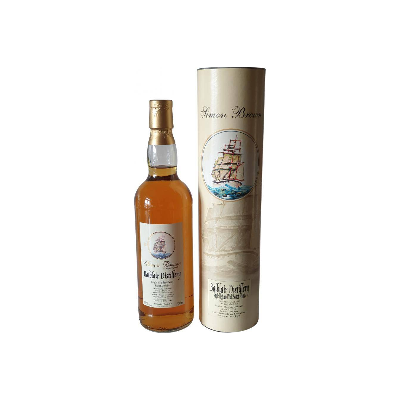 Balblair 1990 19 Years Single Malt Whisky 2