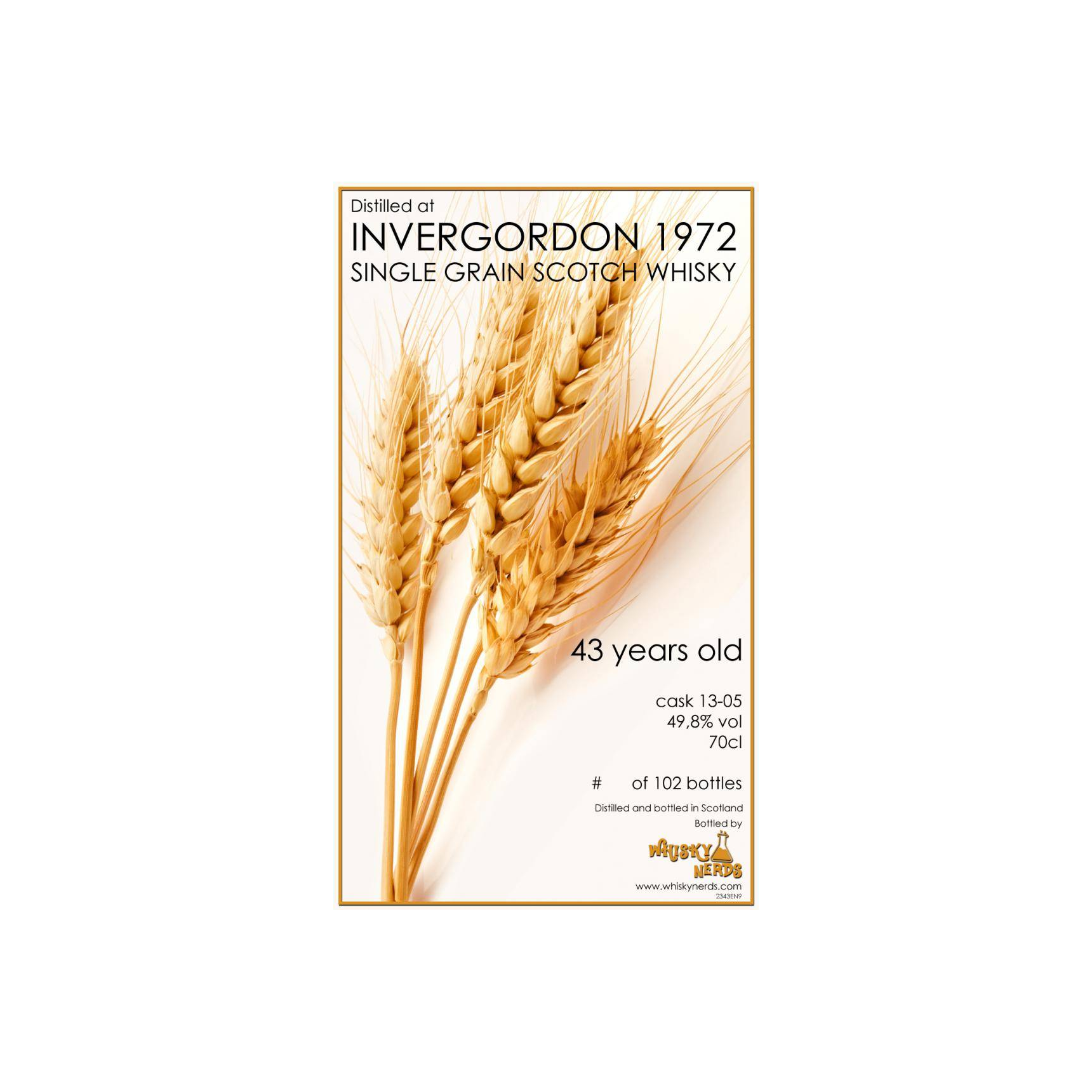 Invergordon 1972 43 Years Single Grain Whisky 2