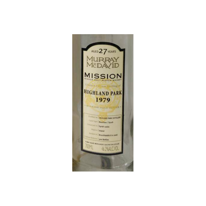 Highland Park 1979 27 Years Single Malt Whisky