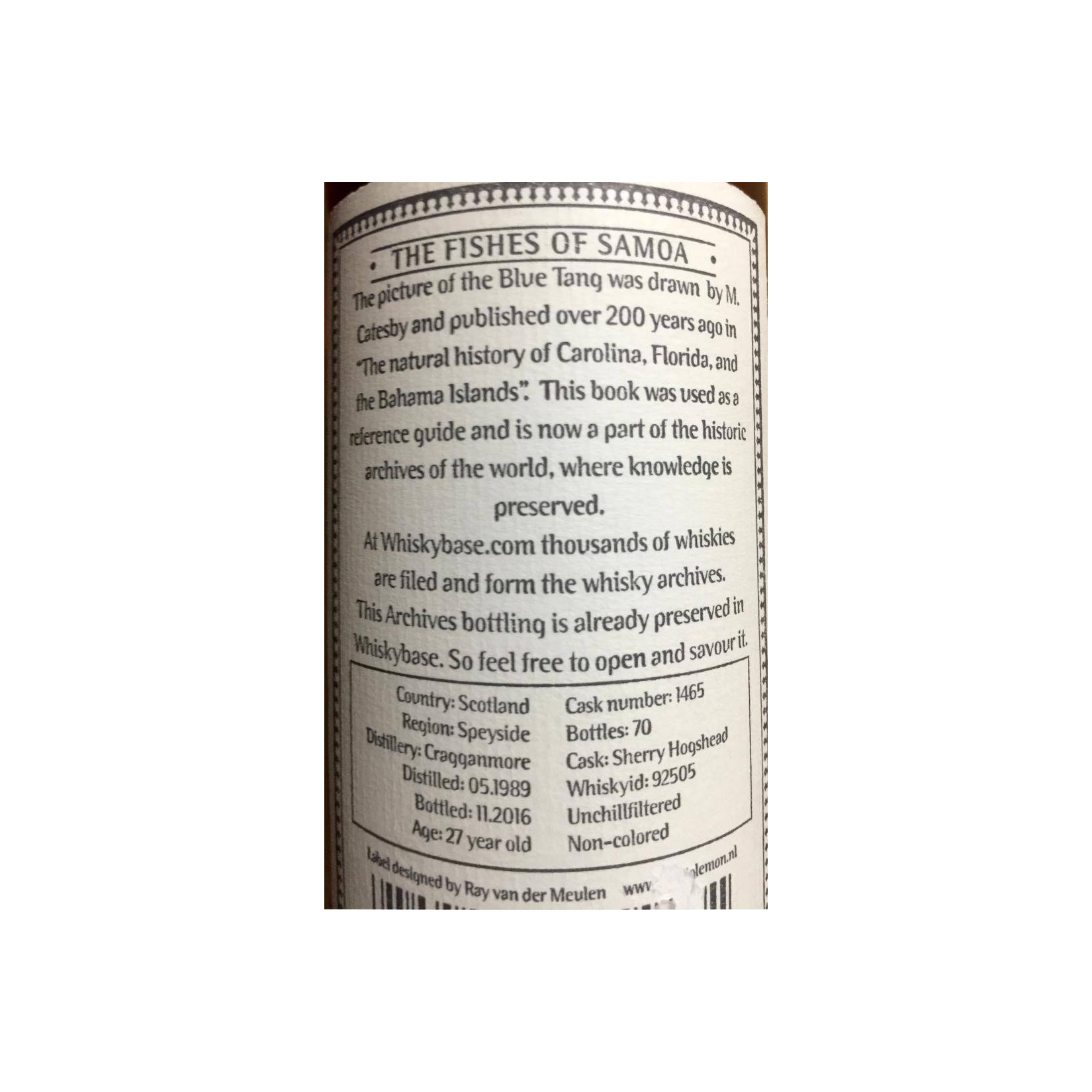 Cragganmore 1989 27 Years Single Malt Whisky 2