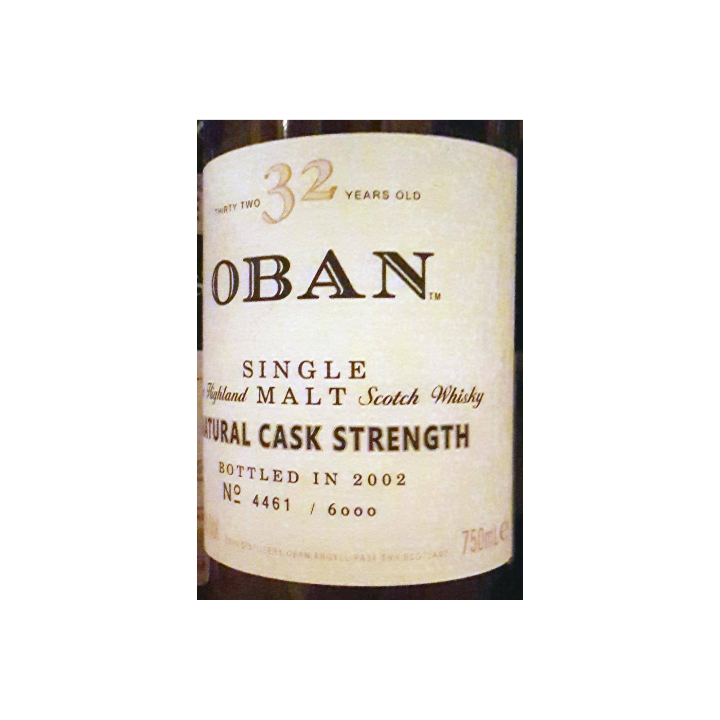 Oban 1969 32 Years Single Malt Whisky