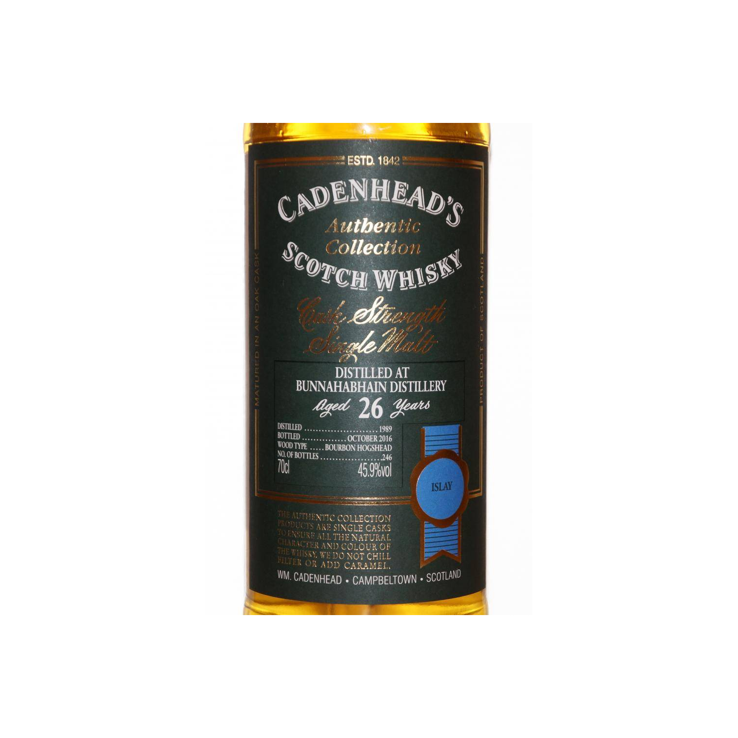 Bunnahabhain Authentic Collection 1989 26 Years Single Malt Whisky 2