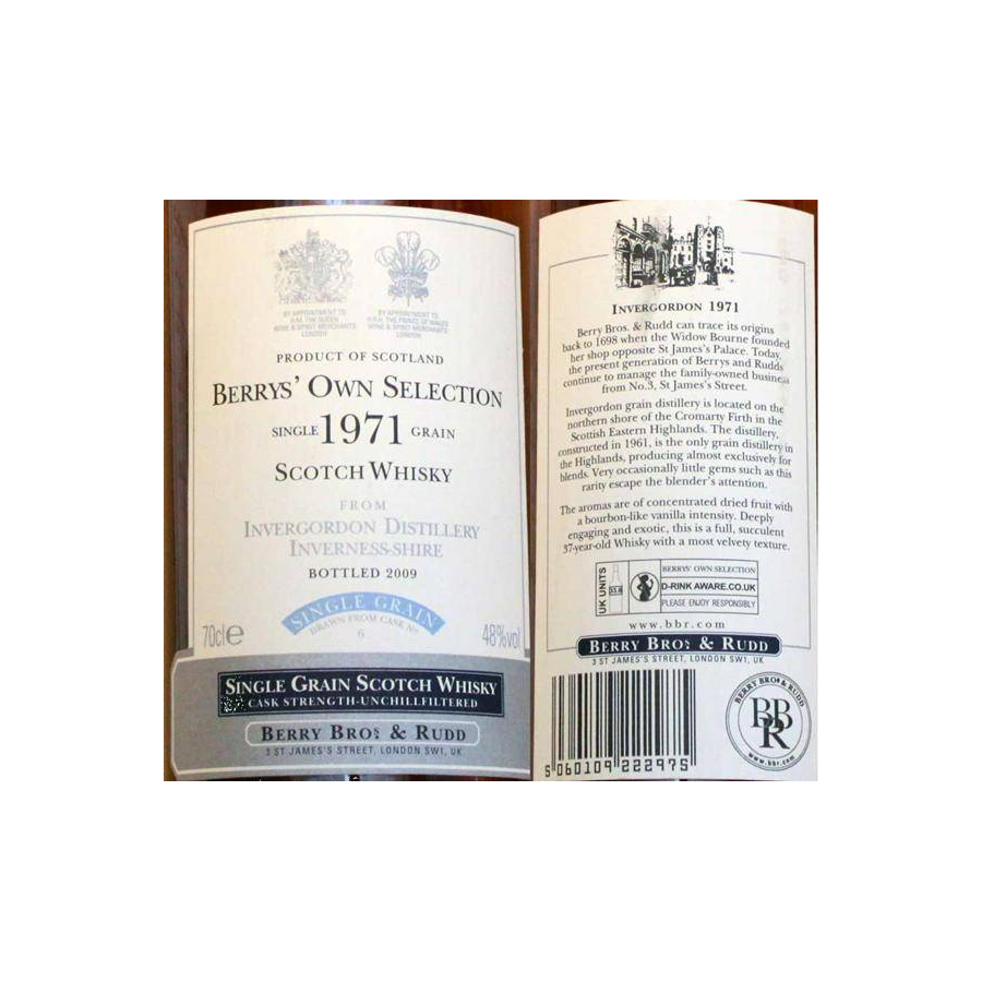 Invergordon 1971 38 Years Single Grain Whisky 2