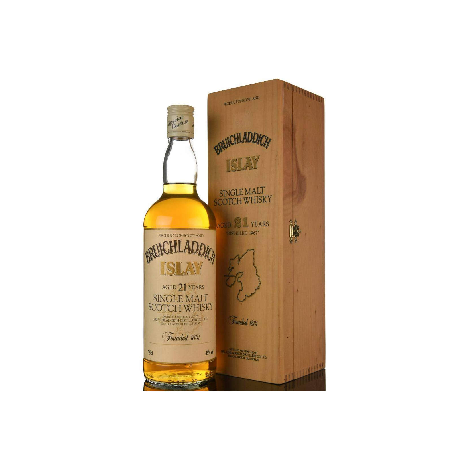Bruichladdich 1967 21 Years Single Malt Whisky