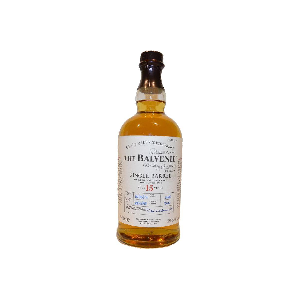 The Balvenie Single Cask 1998 15 Years Single Malt Whisky