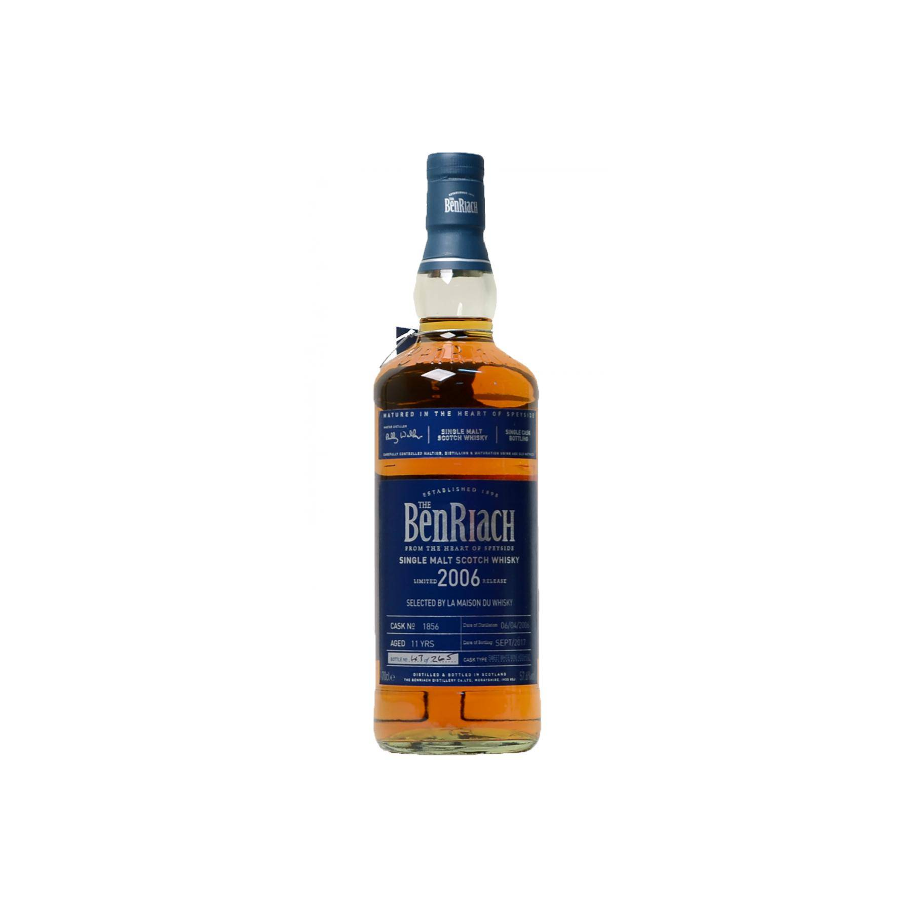 BenRiach Individual Cask Bottling 2006 11 Years Single Malt Whisky