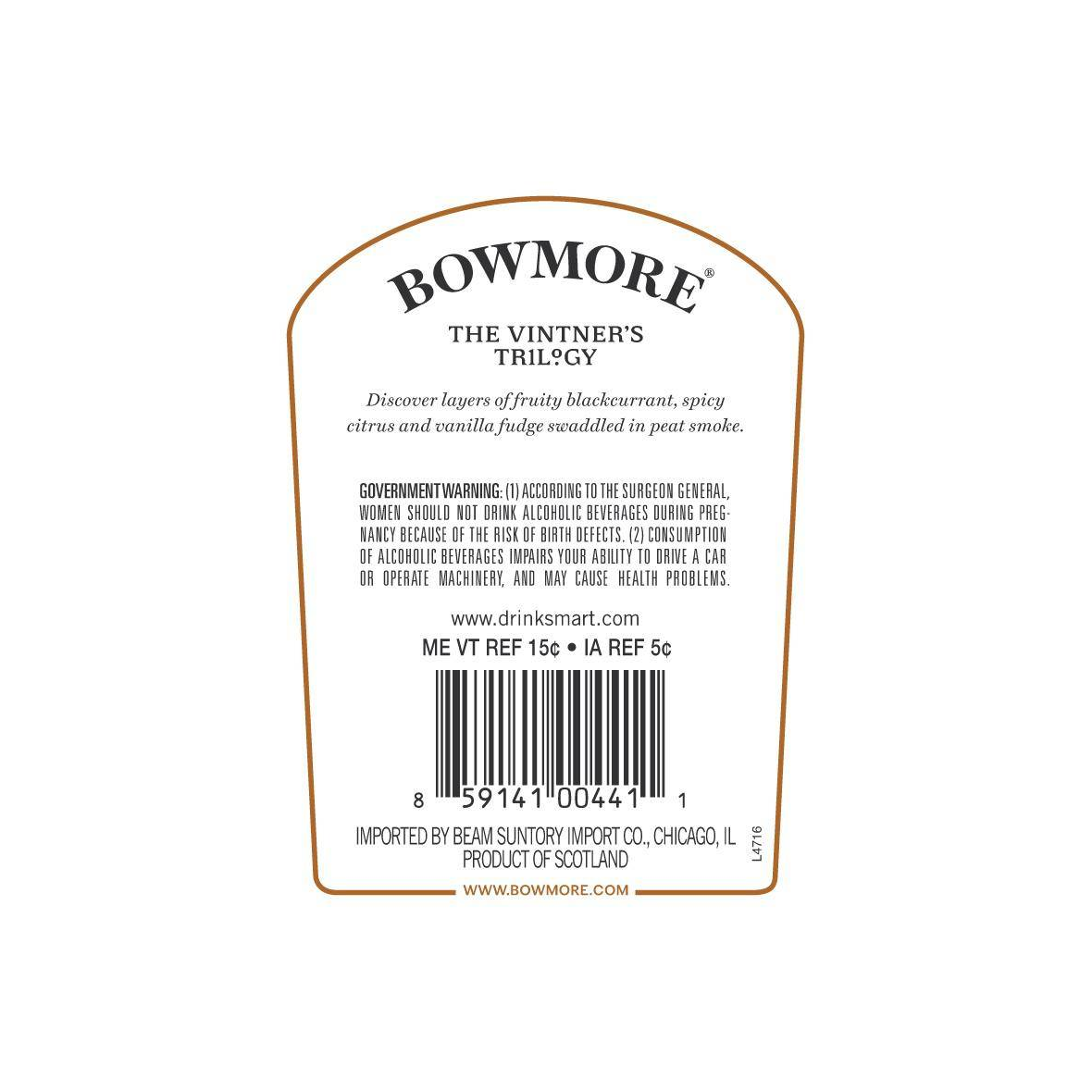 Bowmore 18 Years Single Malt Whisky 2
