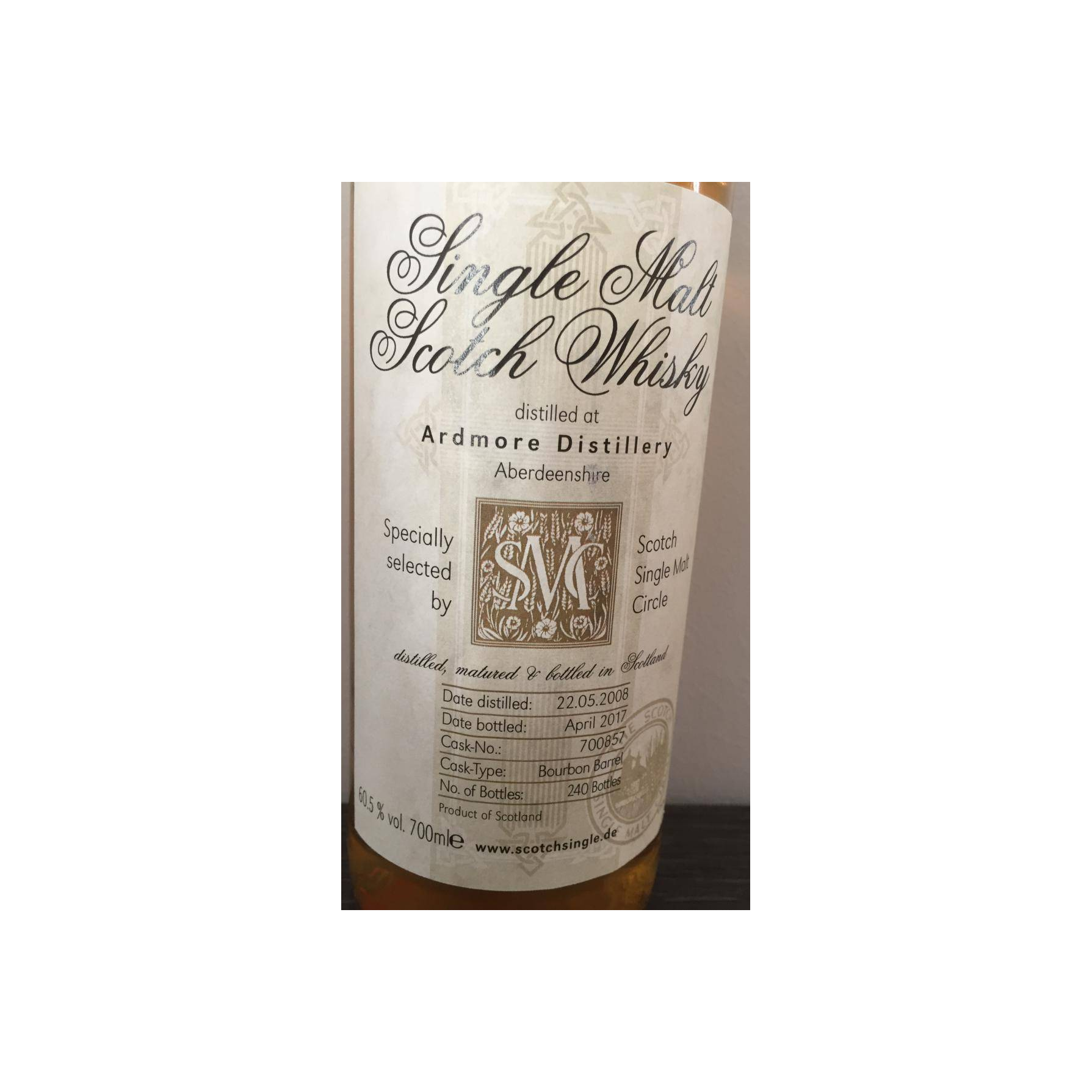 Ardmore 2008 8 Years Single Malt Whisky 2