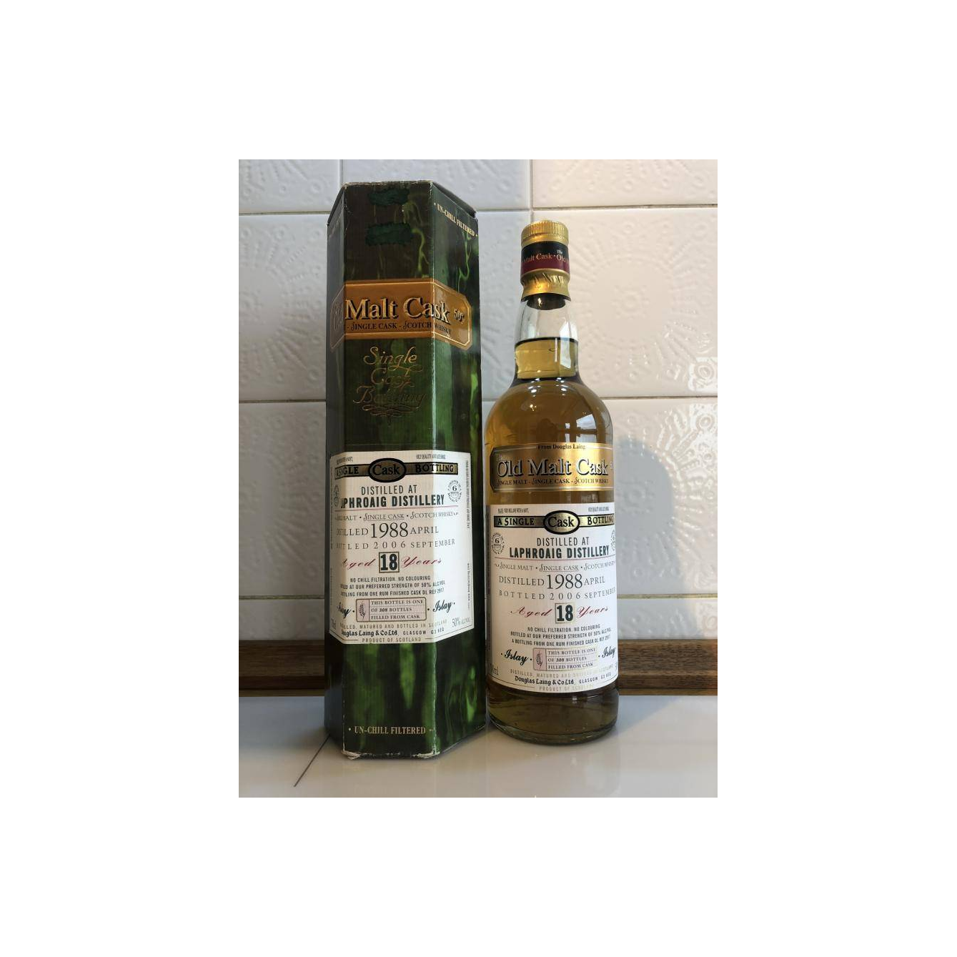 Laphroaig Old Malt Cask 1988 18 Years Single Malt Whisky 2