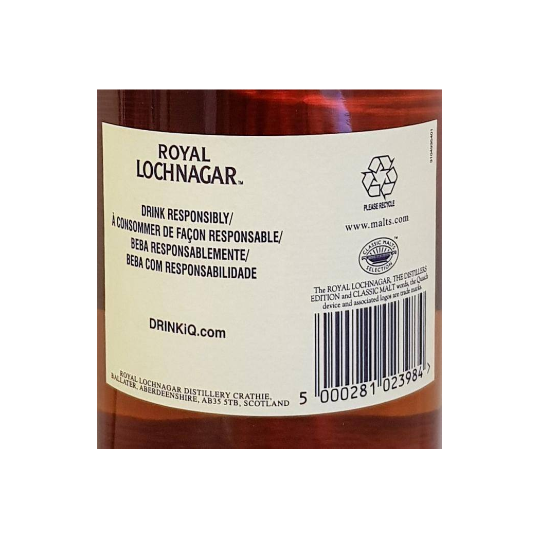 Royal Lochnagar The Distillers Edition 1998 13 Years Single Malt Whisky 2