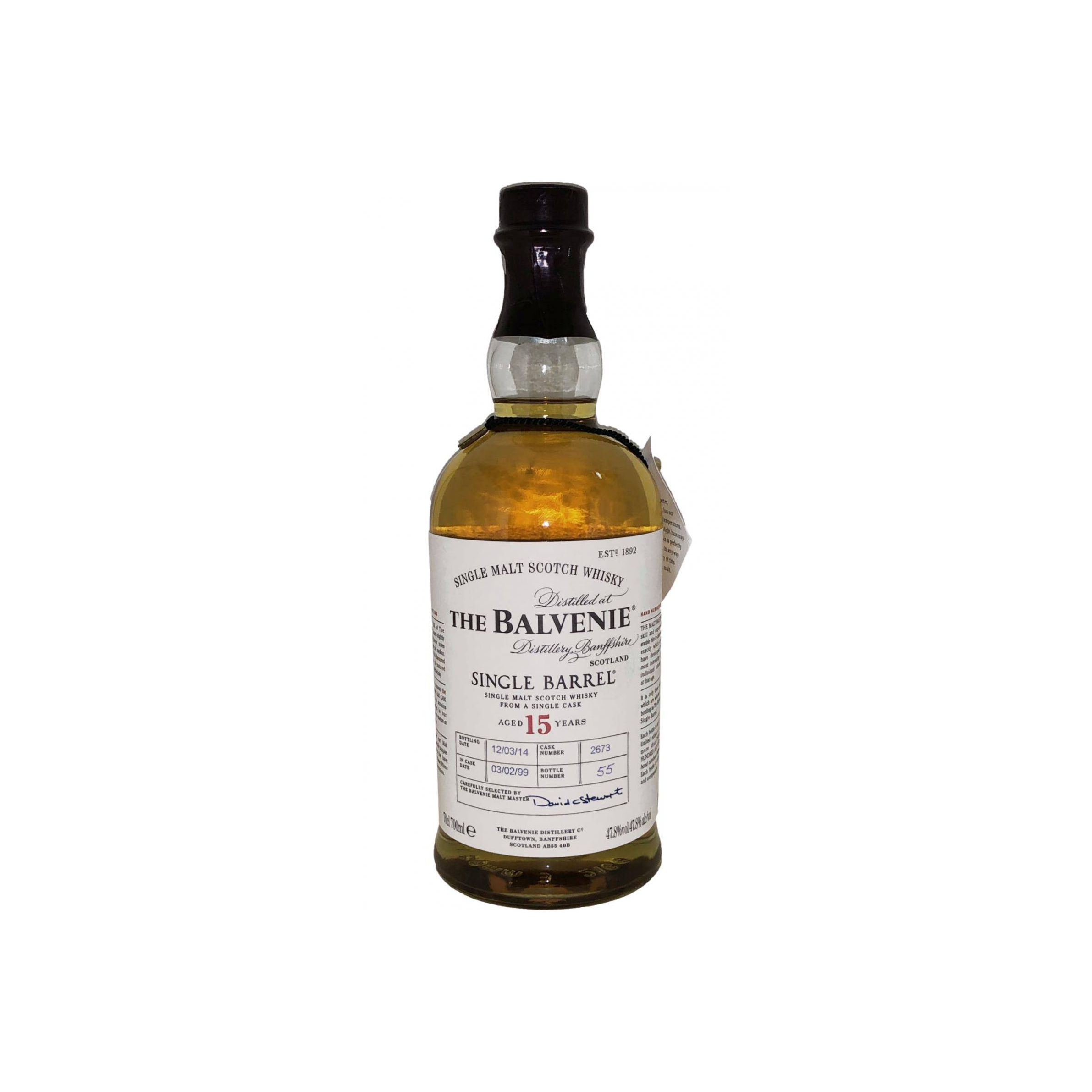 The Balvenie Single Cask 1999 15 Years Single Malt Whisky