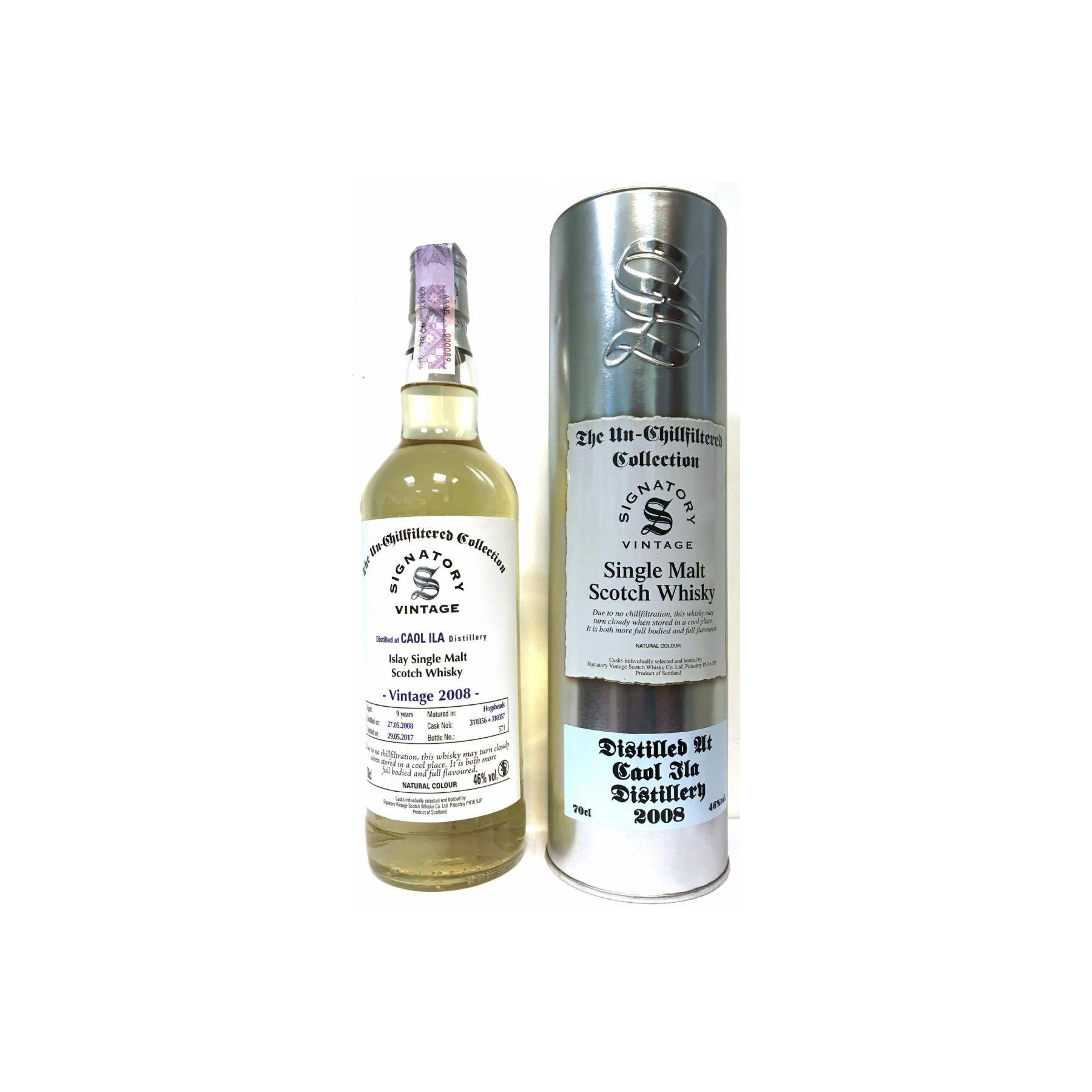 Caol Ila The Un-Chillfiltered Collection 2008 9 Years Single Malt Whisky 2